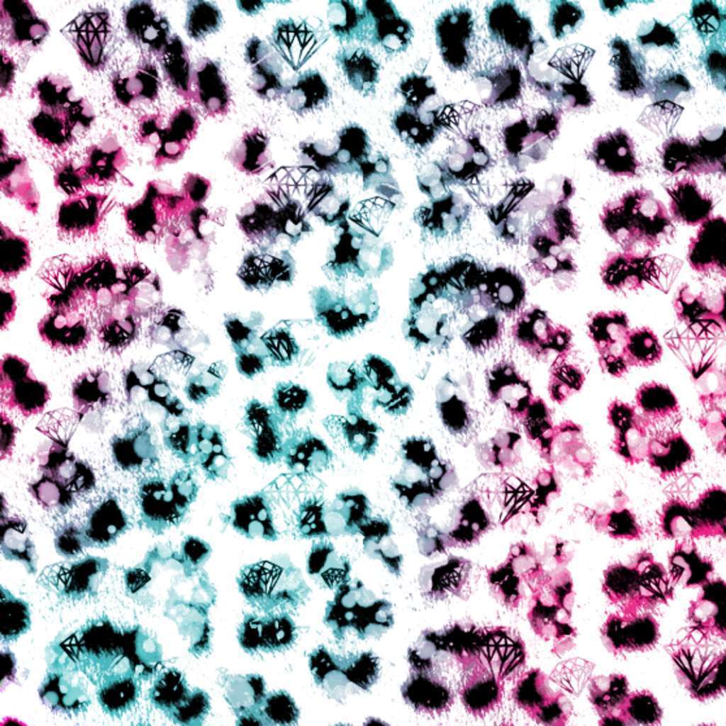 Colorful Cheetah Print Background