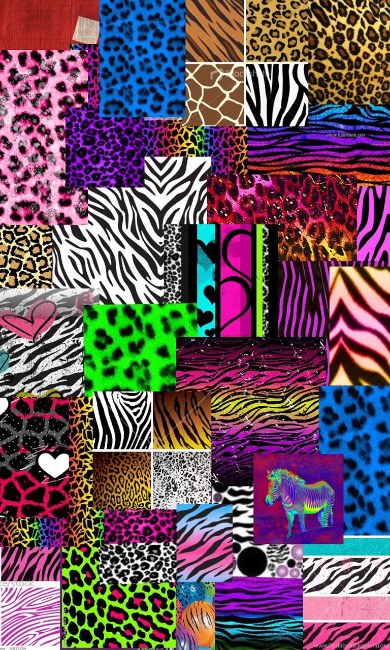 Rainbow Cheetah Print Wallpaper Wallpaper Zone Desktop Background