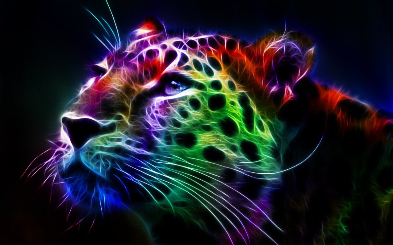 High Resolution Rainbow Cheetah Graphic · Creative Fabrica