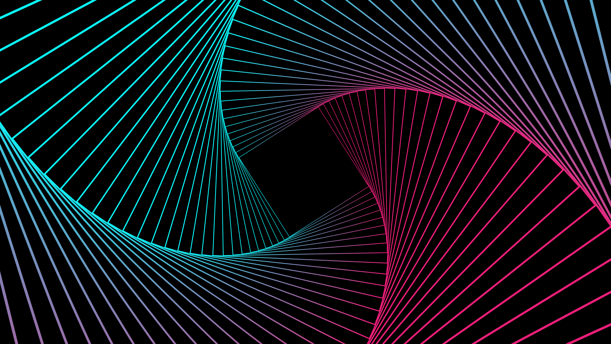 Geometric Wallpaper 4K, Pattern, Spiral, Neon, Gradient