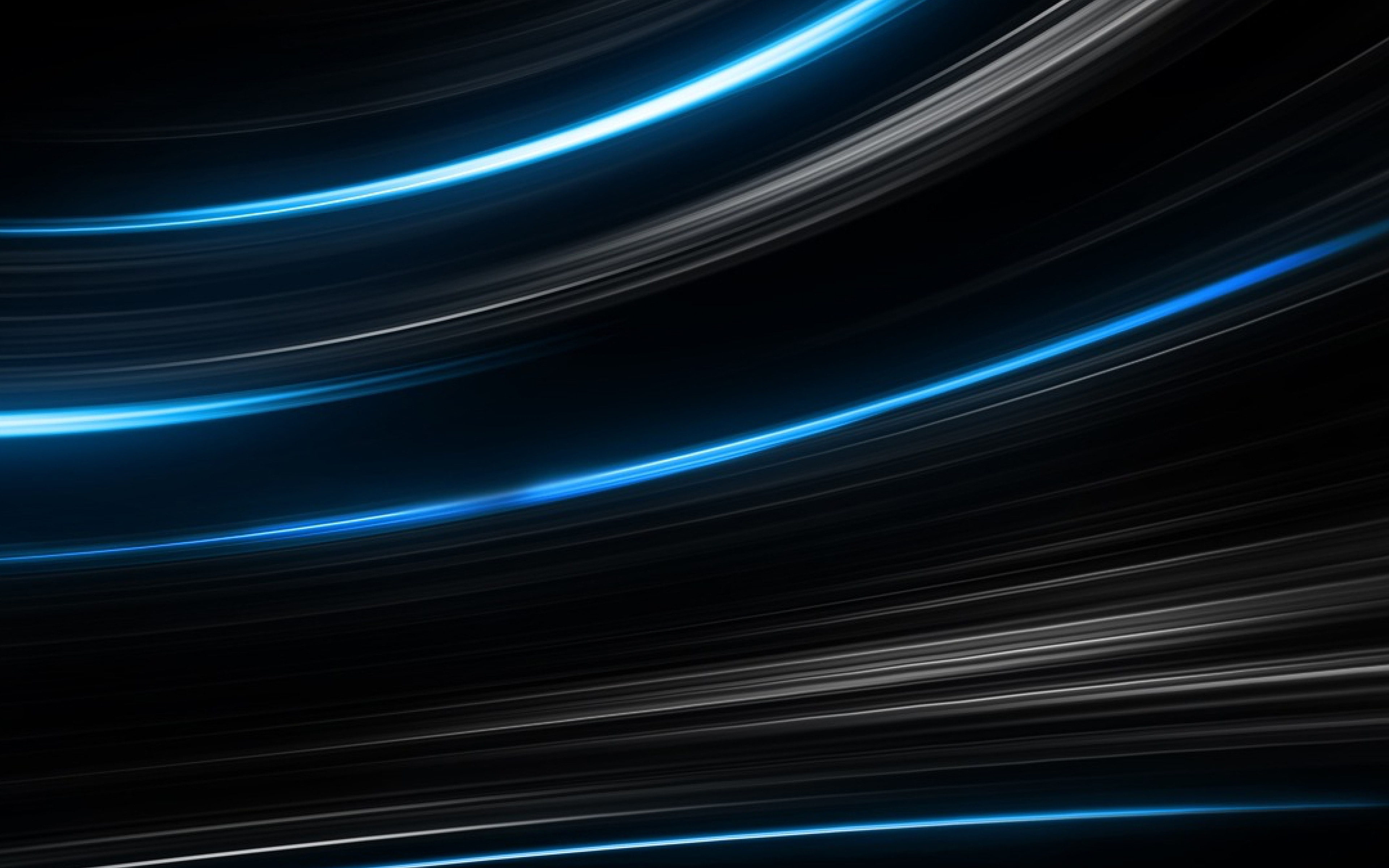 Curve Abstract Line Dark Blue Pattern Wallpaper