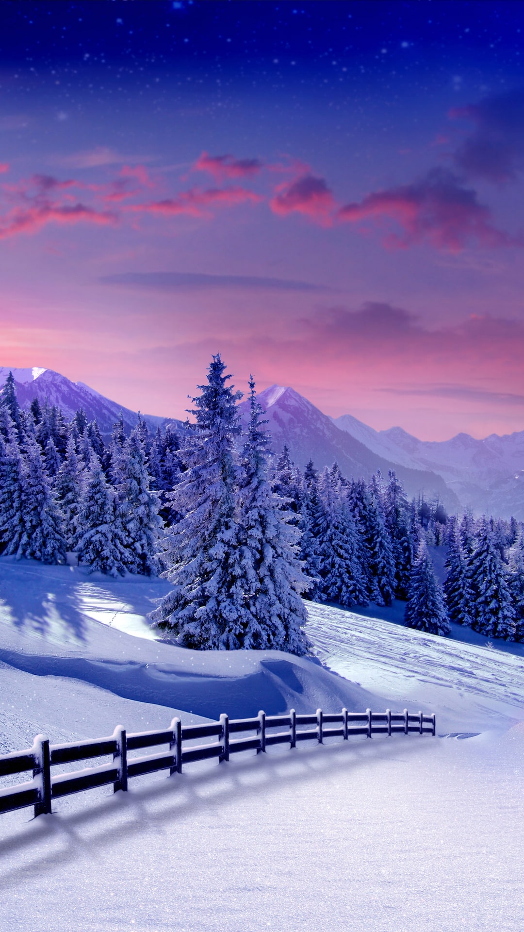 Winter Background Free HD Wallpaper