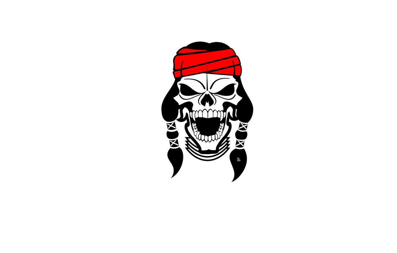 Wallpaper skull, sake, Indian, Apache image for desktop, section минимализм