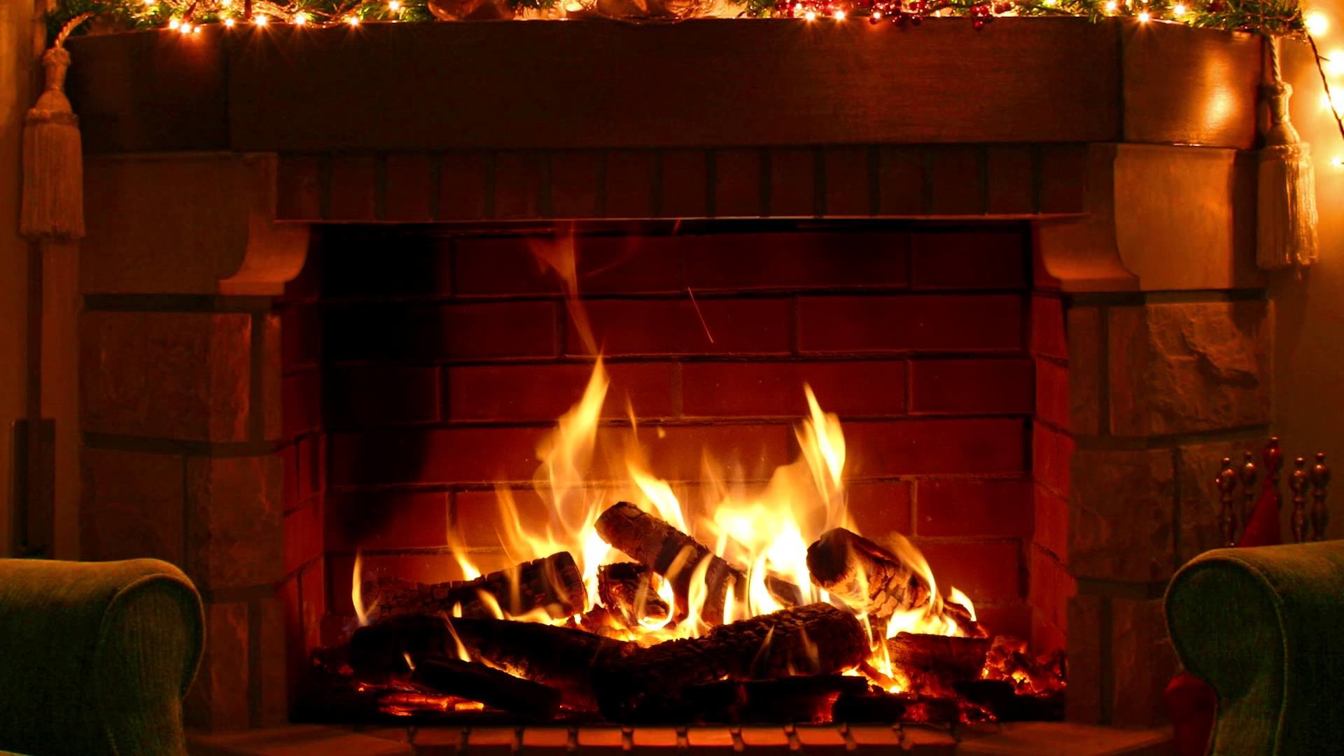 Fireplace Video 4k HD Christmas Youtube Batıkent HD Wallpaper