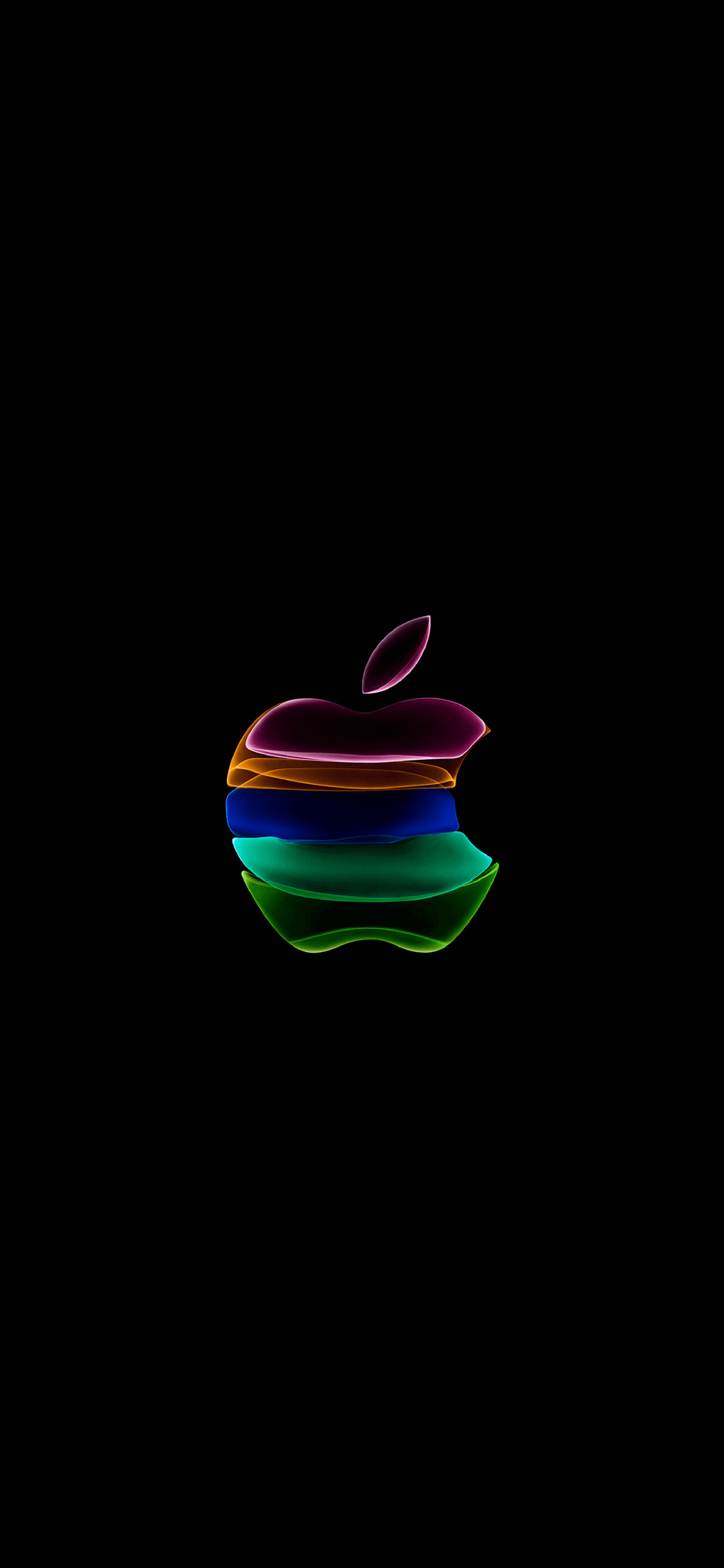 iPhone X wallpaper. art apple logo minimal simple dark