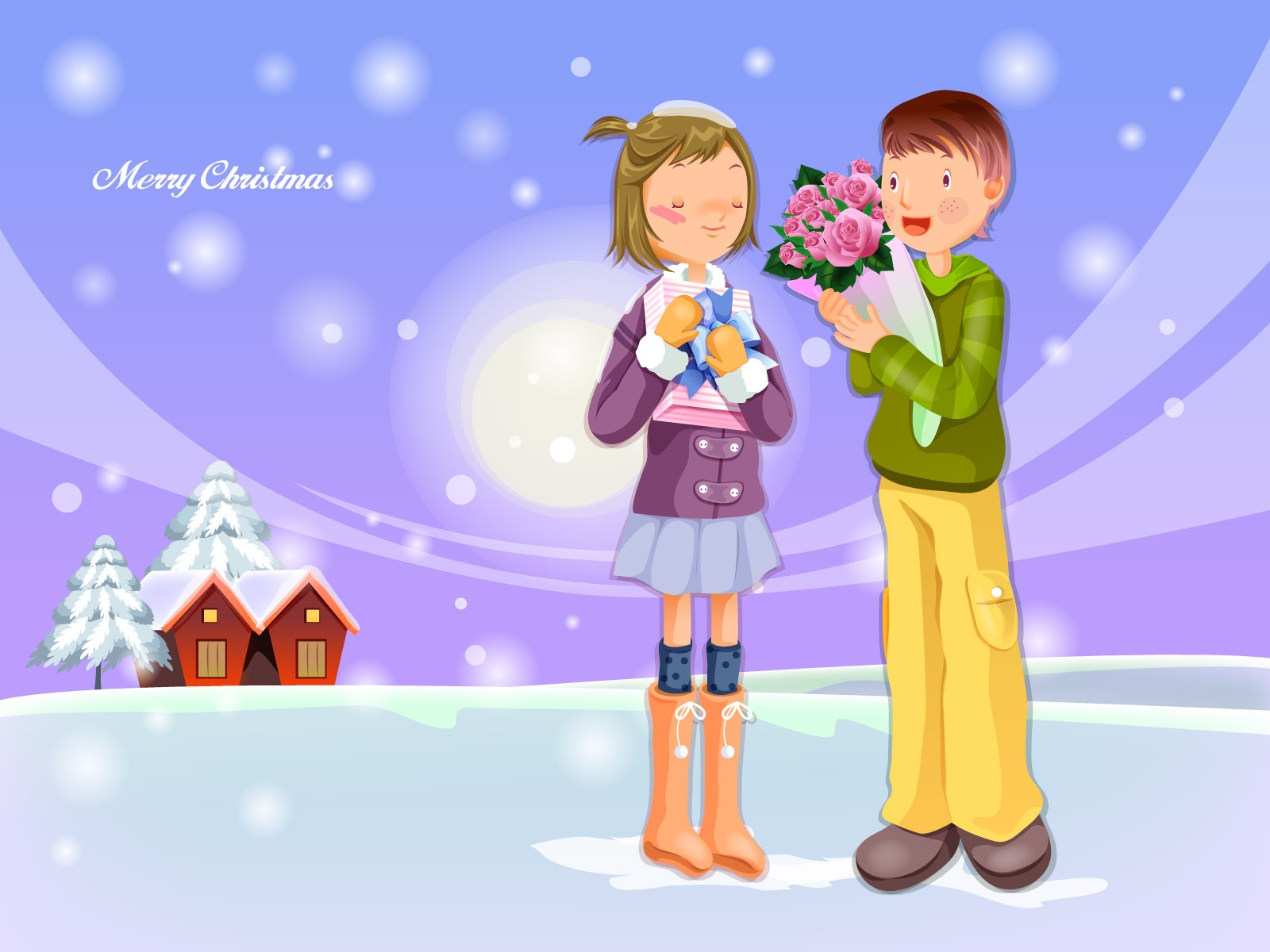 Sweet Christmas Gifts Wallpaper in jpg format for free download