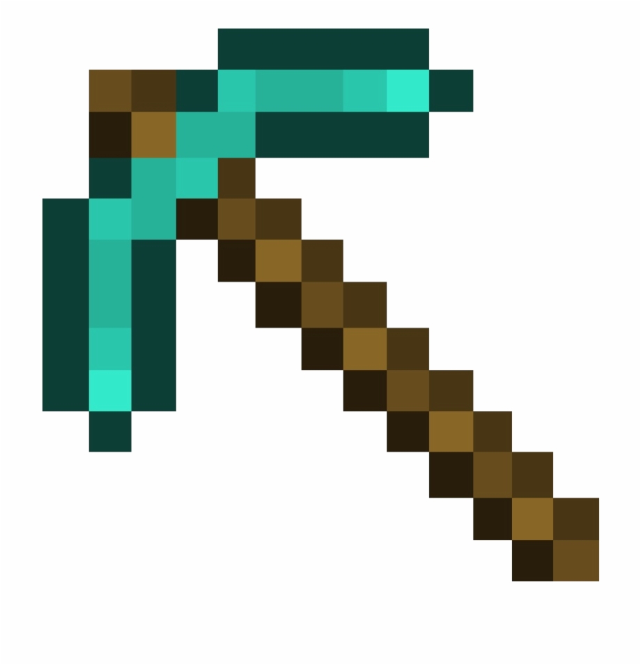 Free Minecraft Diamond Pickaxe Png, Download Free Minecraft Diamond Pickaxe Png png image, Free ClipArts on Clipart Library
