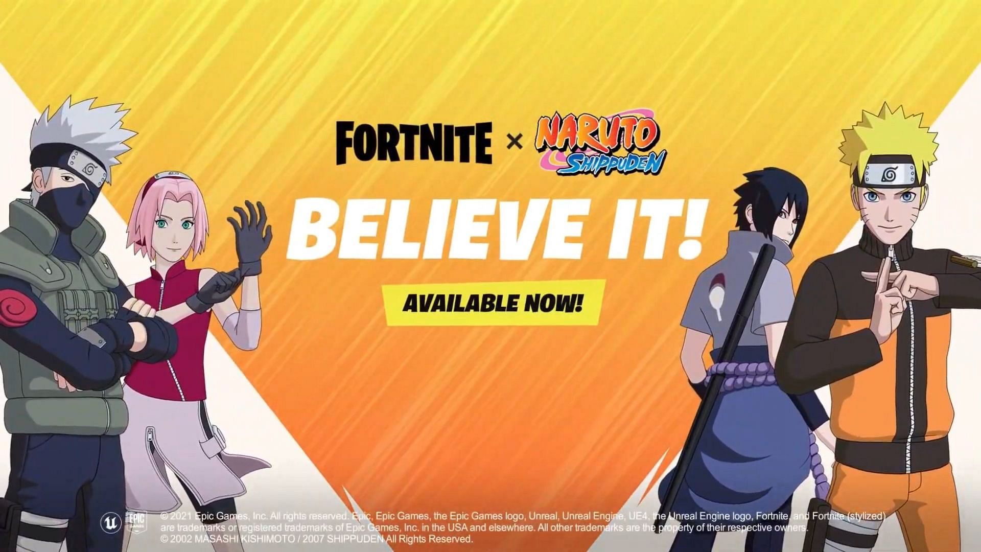 How to get all Fortnite x Naruto cosmetics in Chapter 2 Season 8