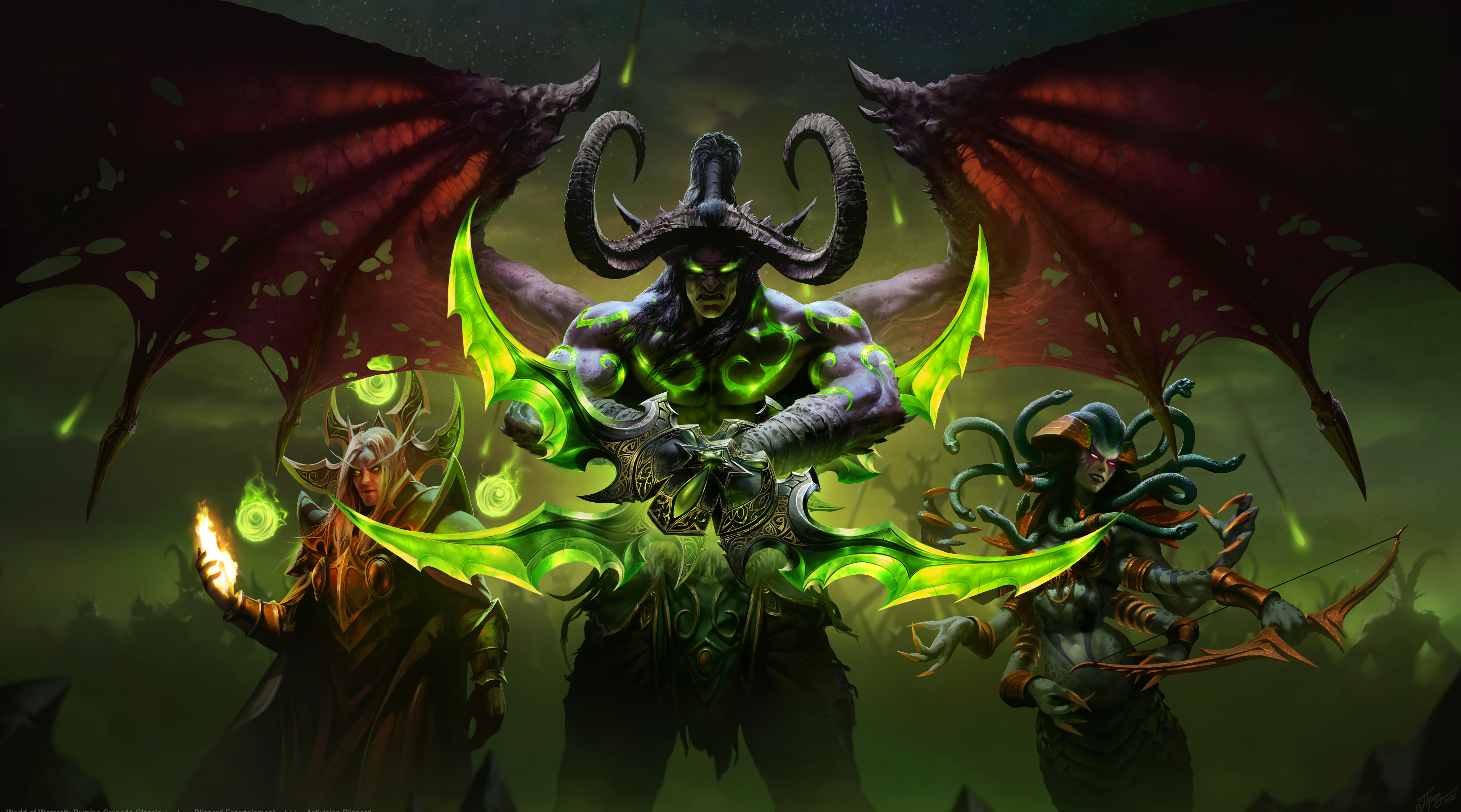 Wallpaper of Warcraft Burning Crusade Classic