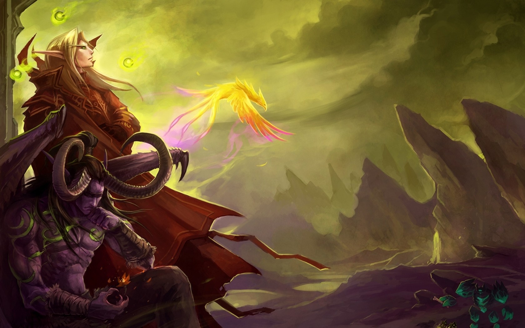 World of Warcraft: The Burning Crusade HD wallpaper, Background