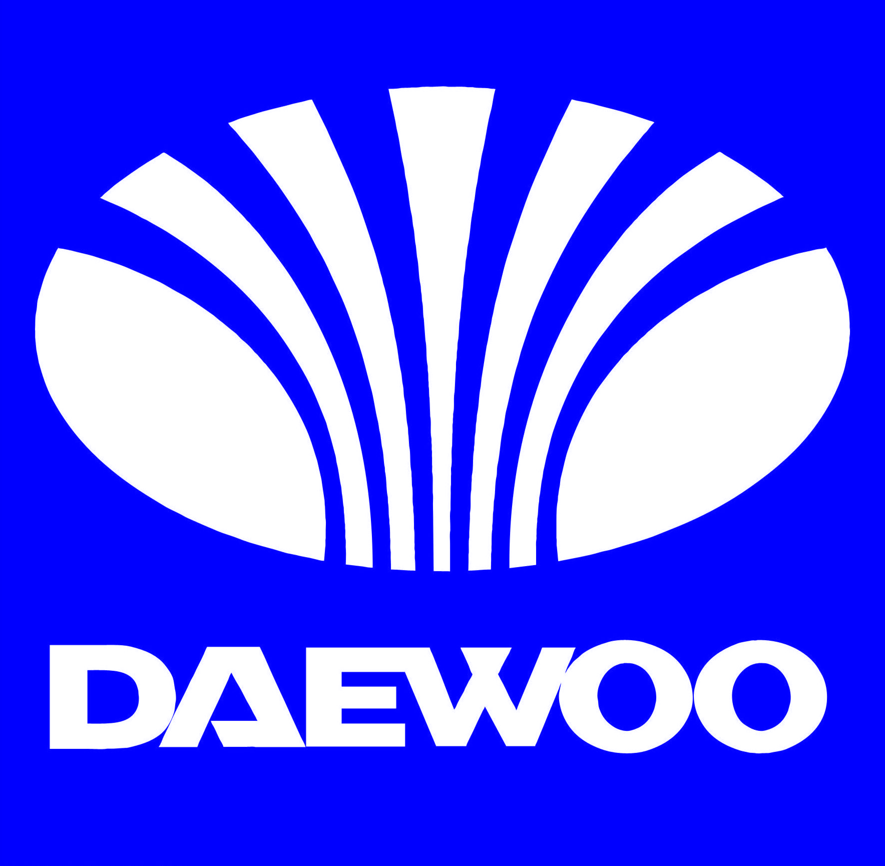Daewoo logo PNG transparent image download, size: 3840x2160px
