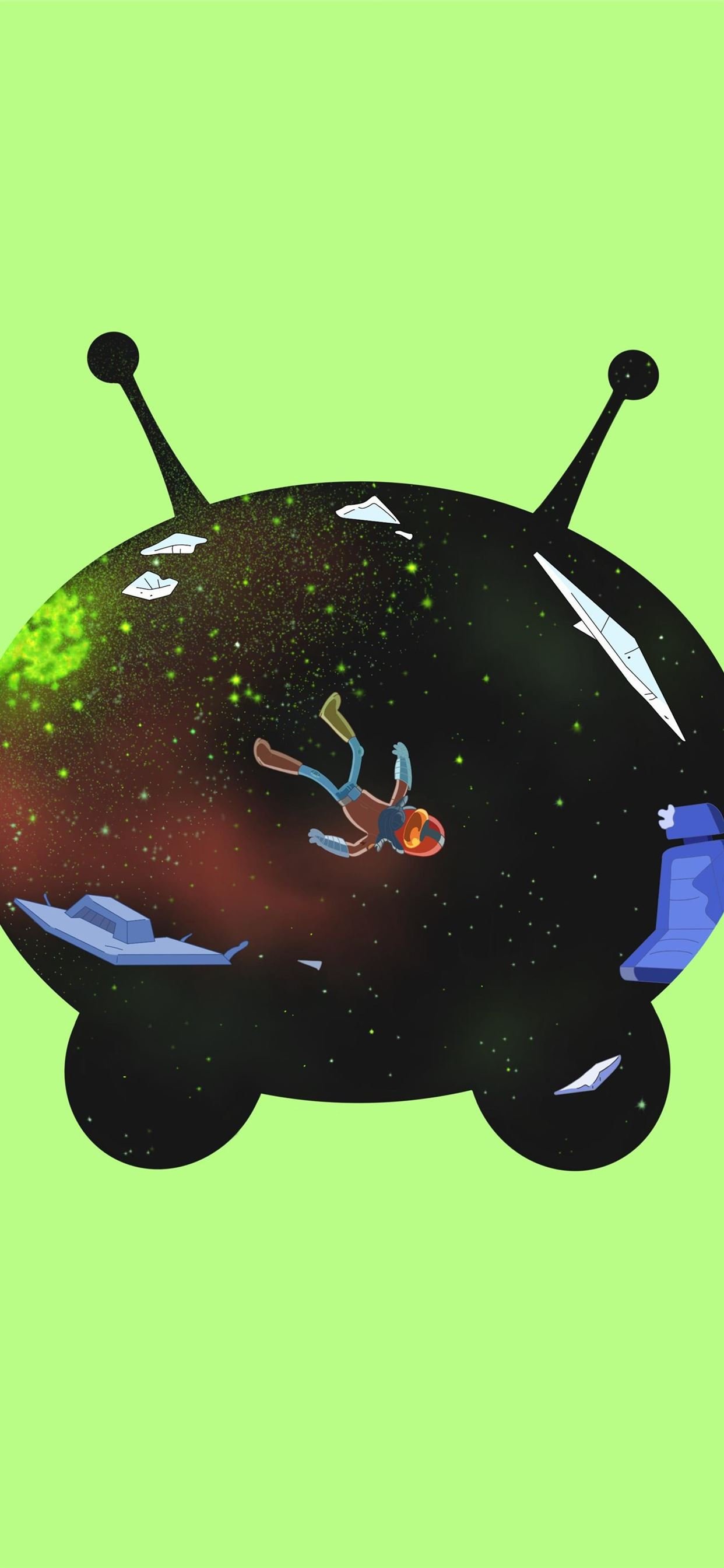 Some Final Space art I did with Gary and Mooncake. iPhone Wallpaper Free Download