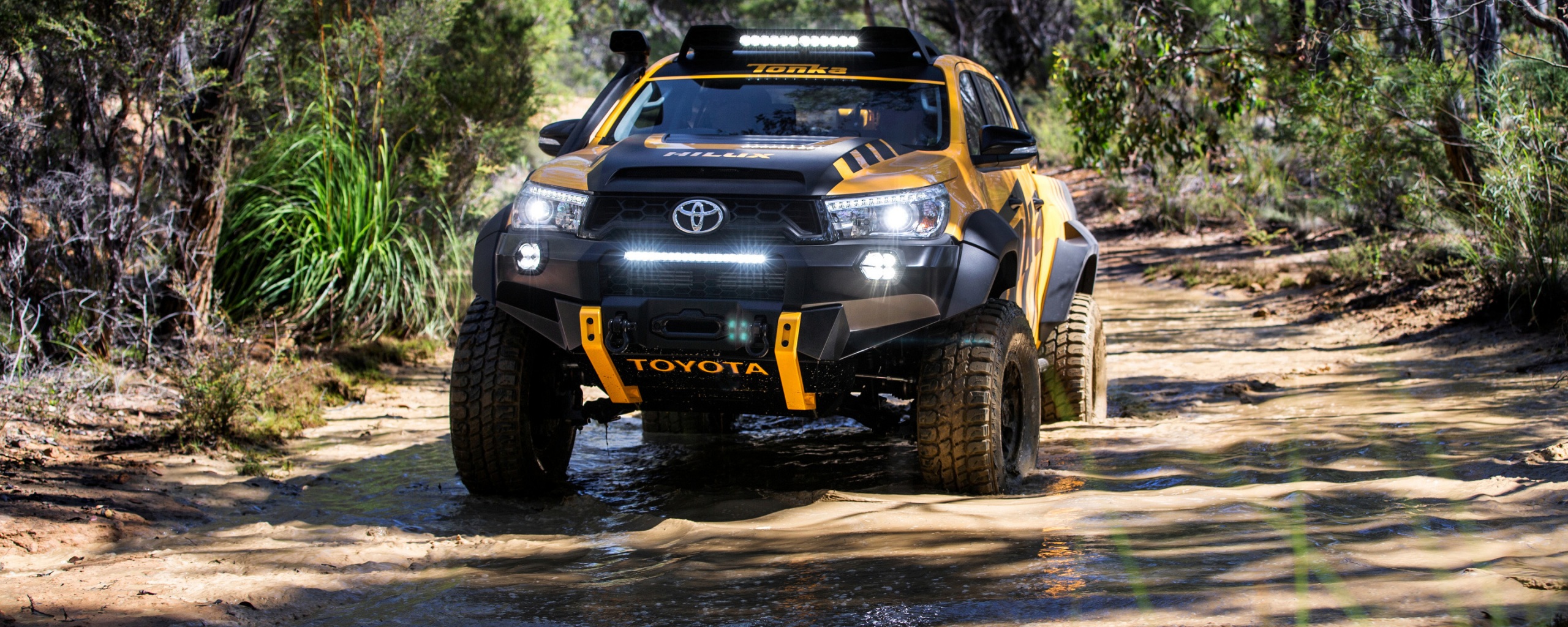 Wallpaper 4k Toyota Hilux Tonka Concept Truck 2017 Wallpaper