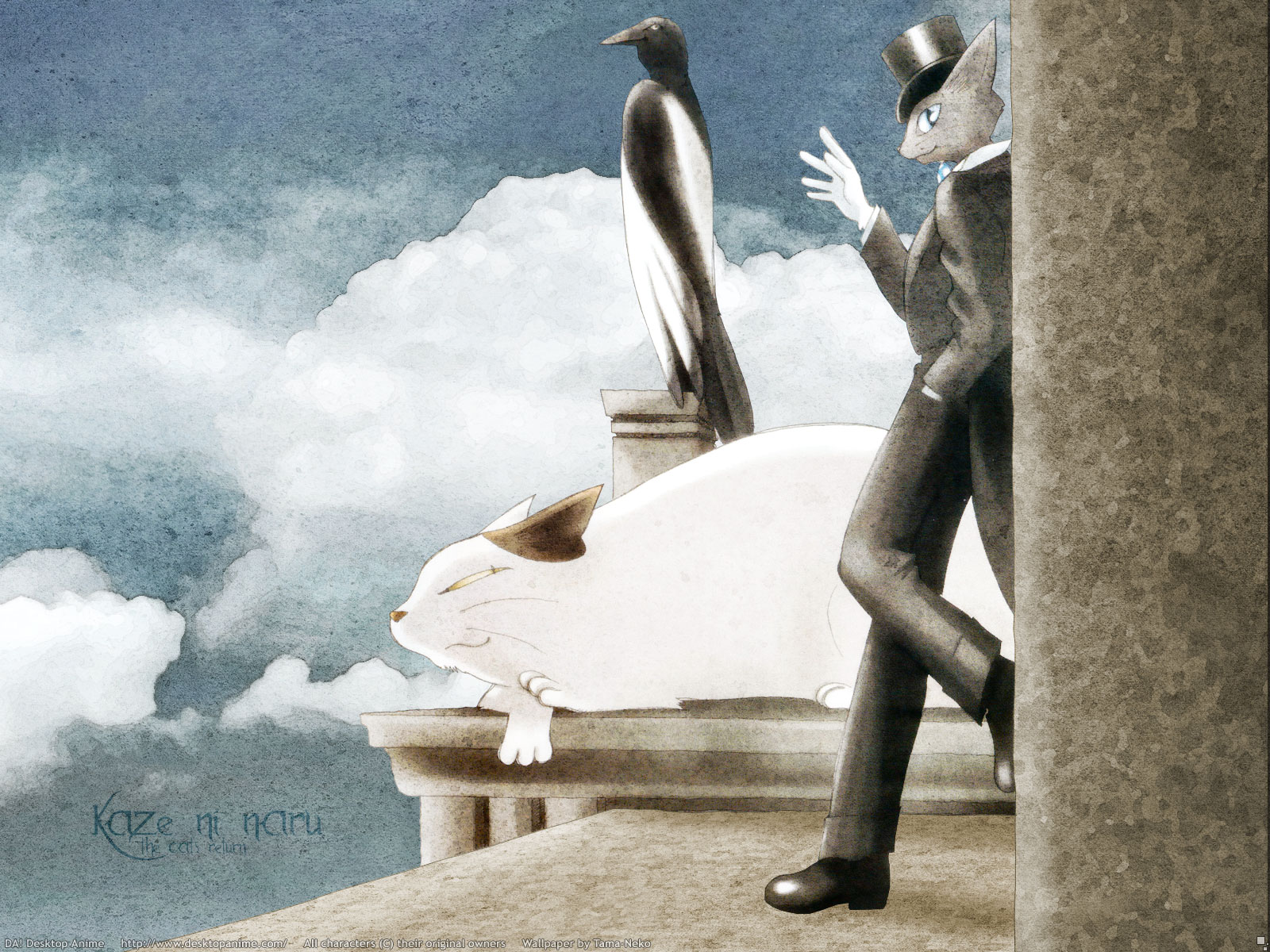 The Cat Returns Wallpaper: The Cat Returns: Kaze ni Naru