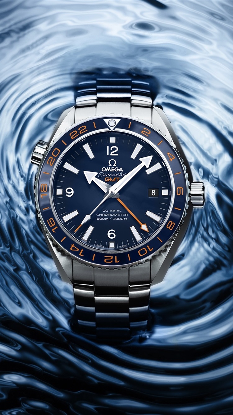 Watches, OMEGA, Seamaster Blue Water 750x1334 IPhone 8 7 6 6S Wallpaper, Background, Picture, Image