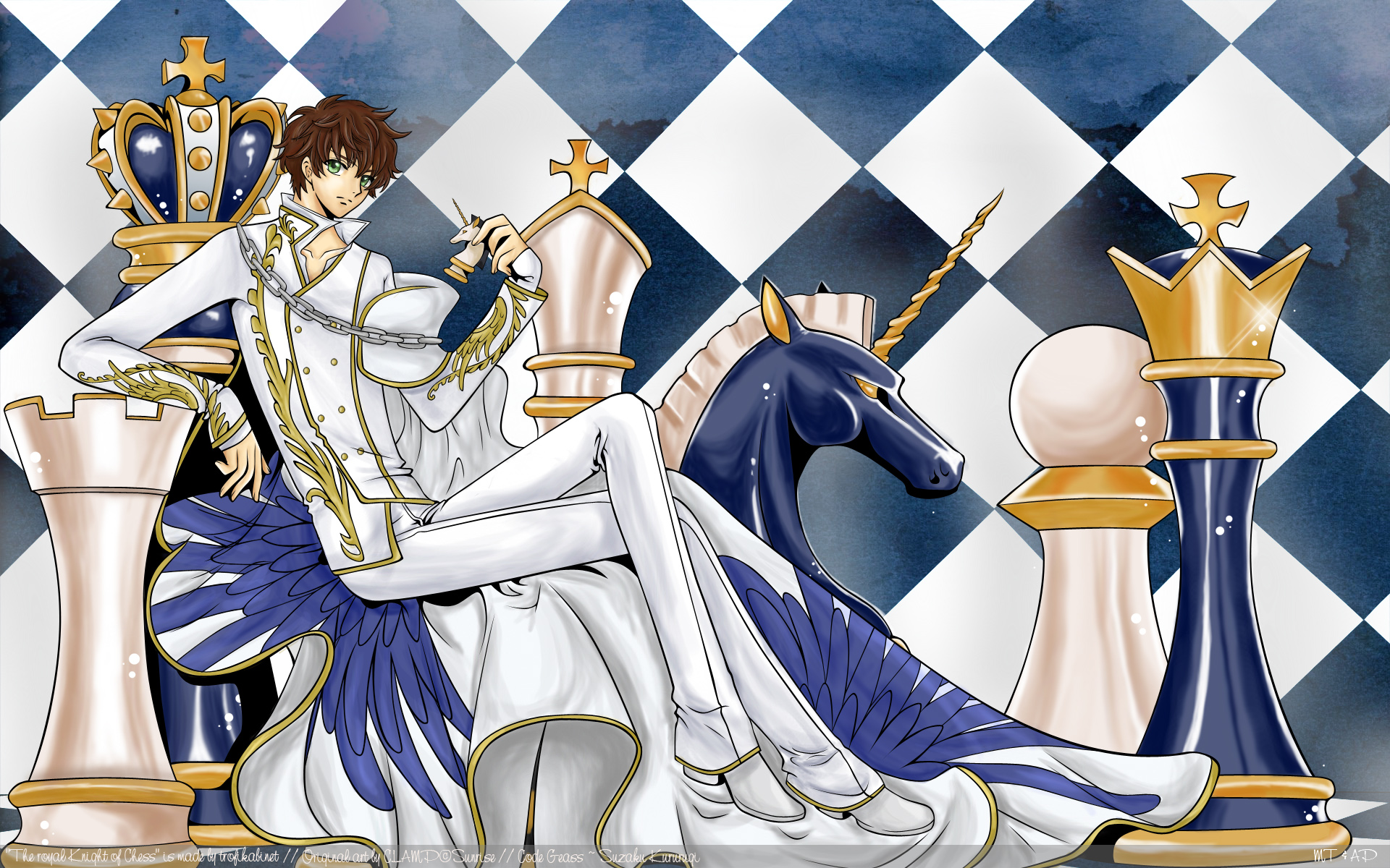 Lelouch of the Rebellion Wallpaper: The royal Knight of Chess