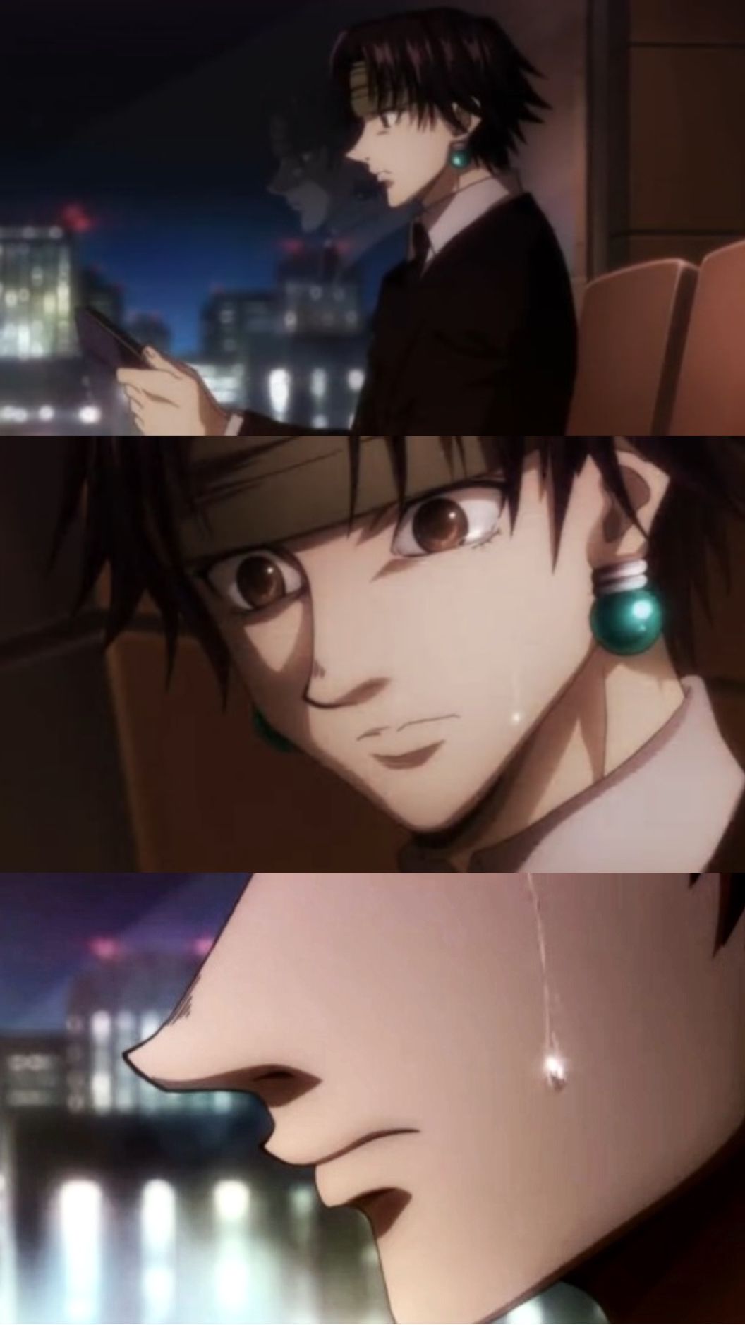 Chrollo Lucilfer mourns- Hunter x Hunter. Hunter anime, Hunter x hunter, Aesthetic anime