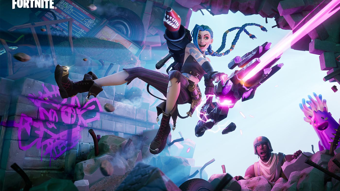 League of Legends' Jinx is coming to Fortnite to promote a Netflix show