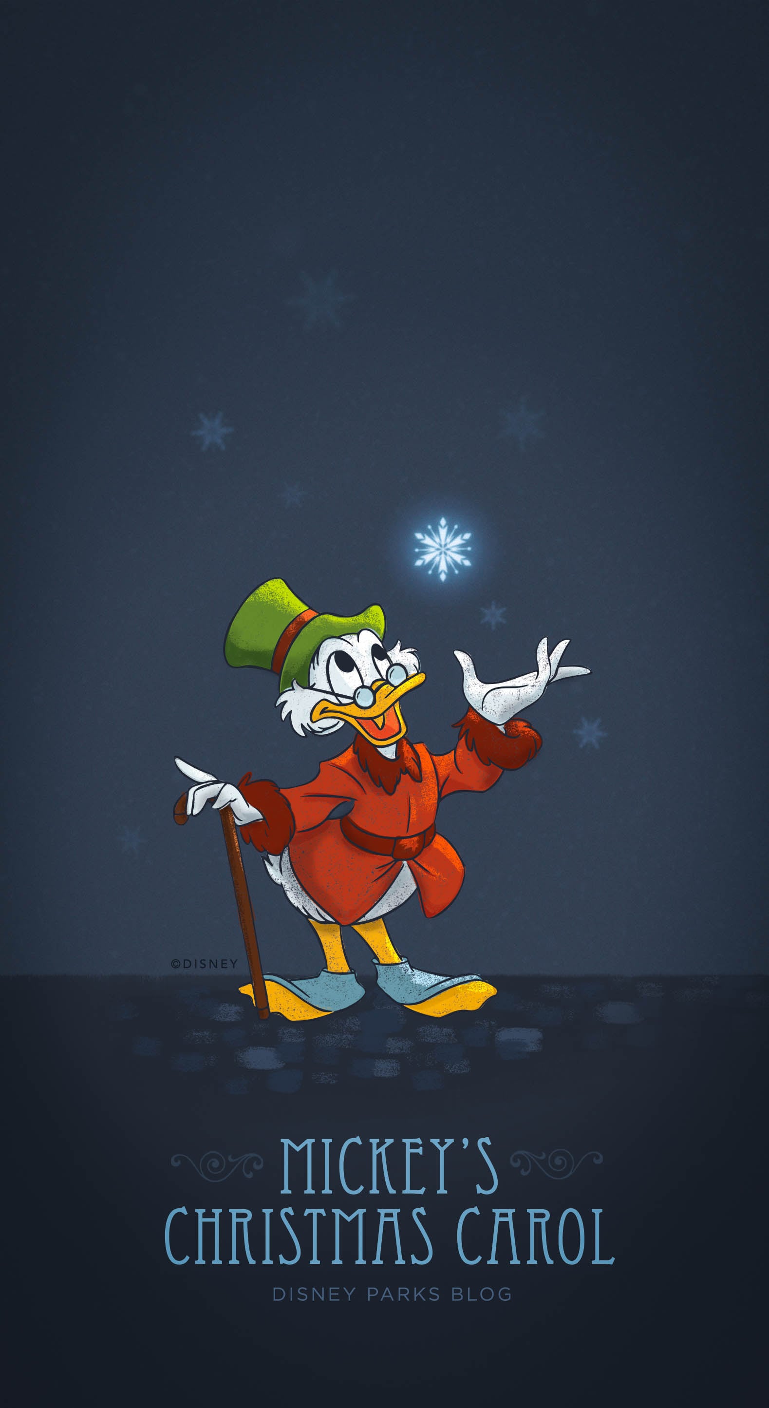 Mickey's Christmas Carol' Inspired 2018 Holiday Wallpaper