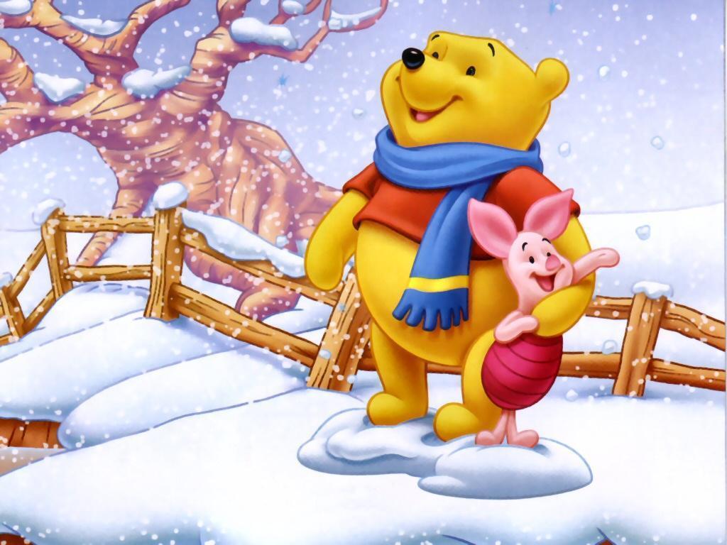 Free Disney Winter Wallpaper Winnie The Pooh