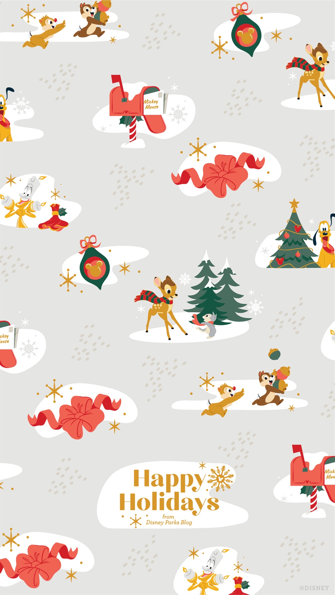 Holiday Wrapping Paper Wallpaper