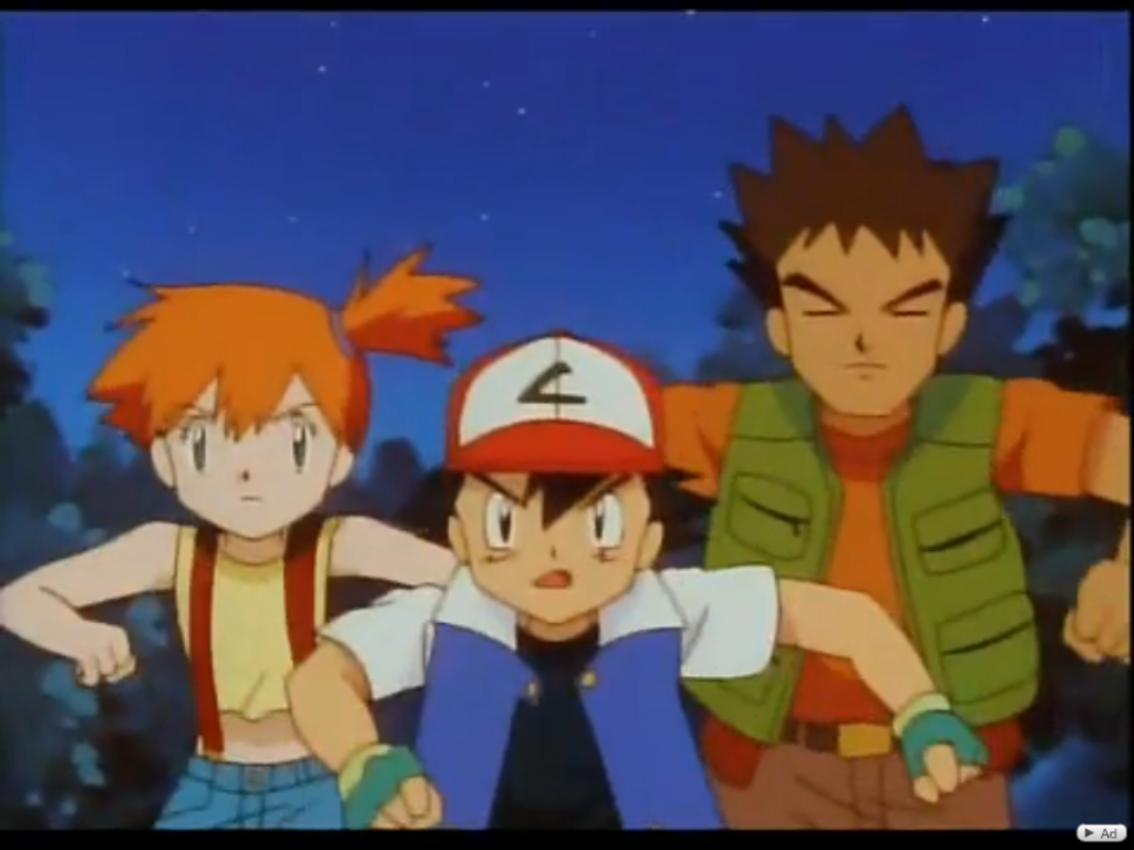 Brock, Ash And Misty Wallpaper