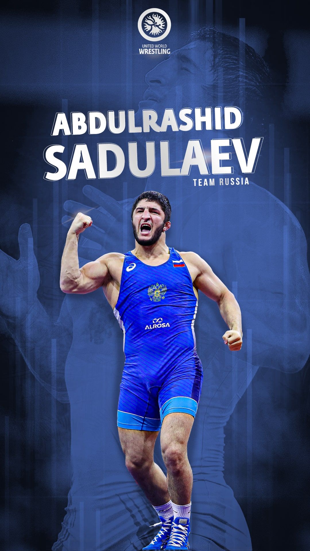Abdulrashid Sadulaev Phone Wallpaper. Olympic wrestling, Wrestling team, Wrestling