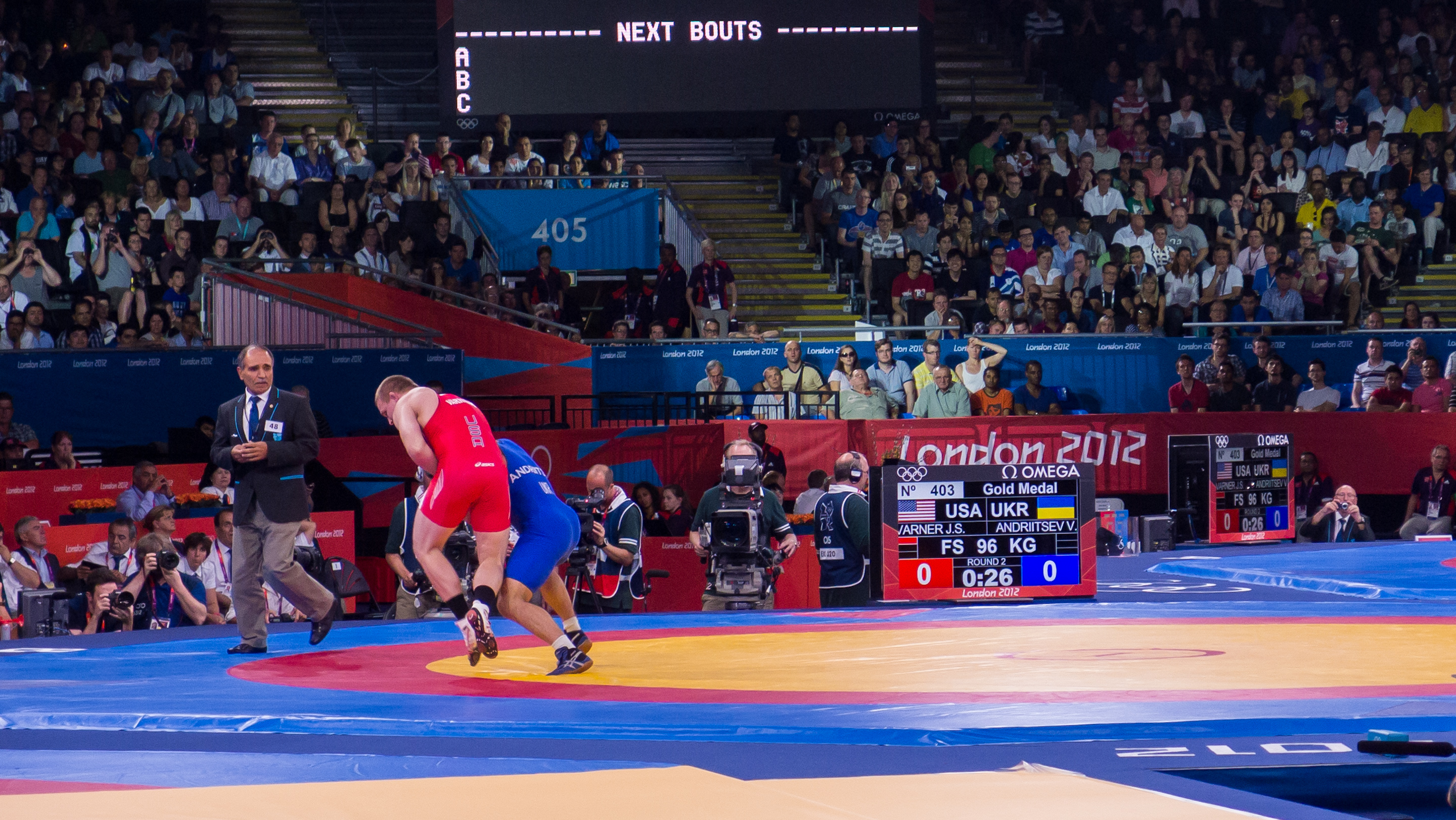Olympic Freestyle Wrestling at Excel Gold Medal Match