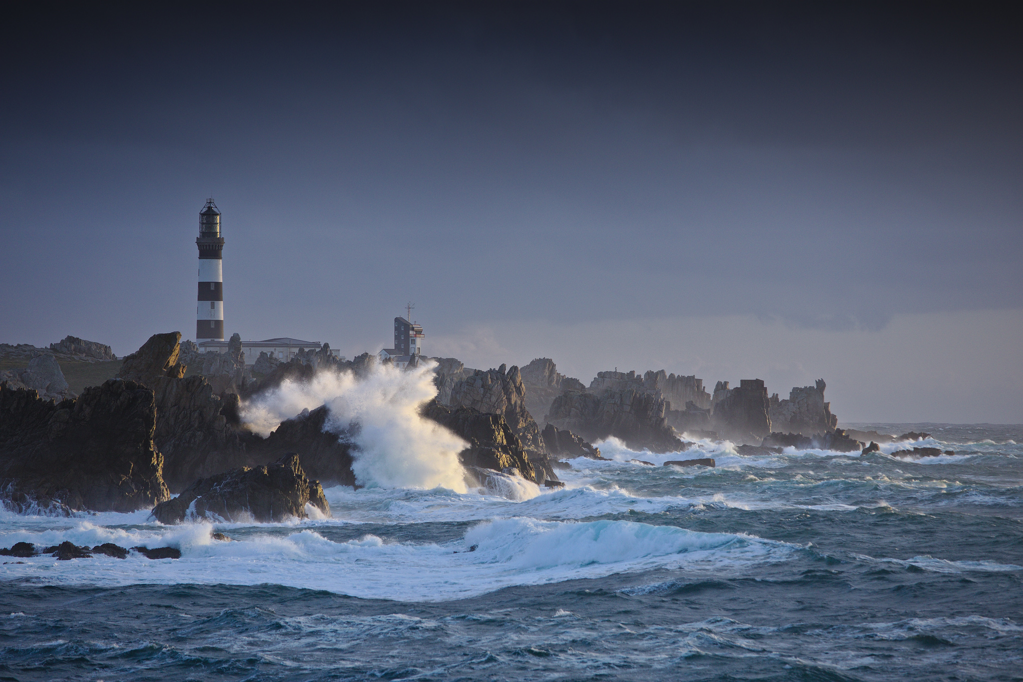 Le Créac'h Lighthouse from Beg Biniglou, France