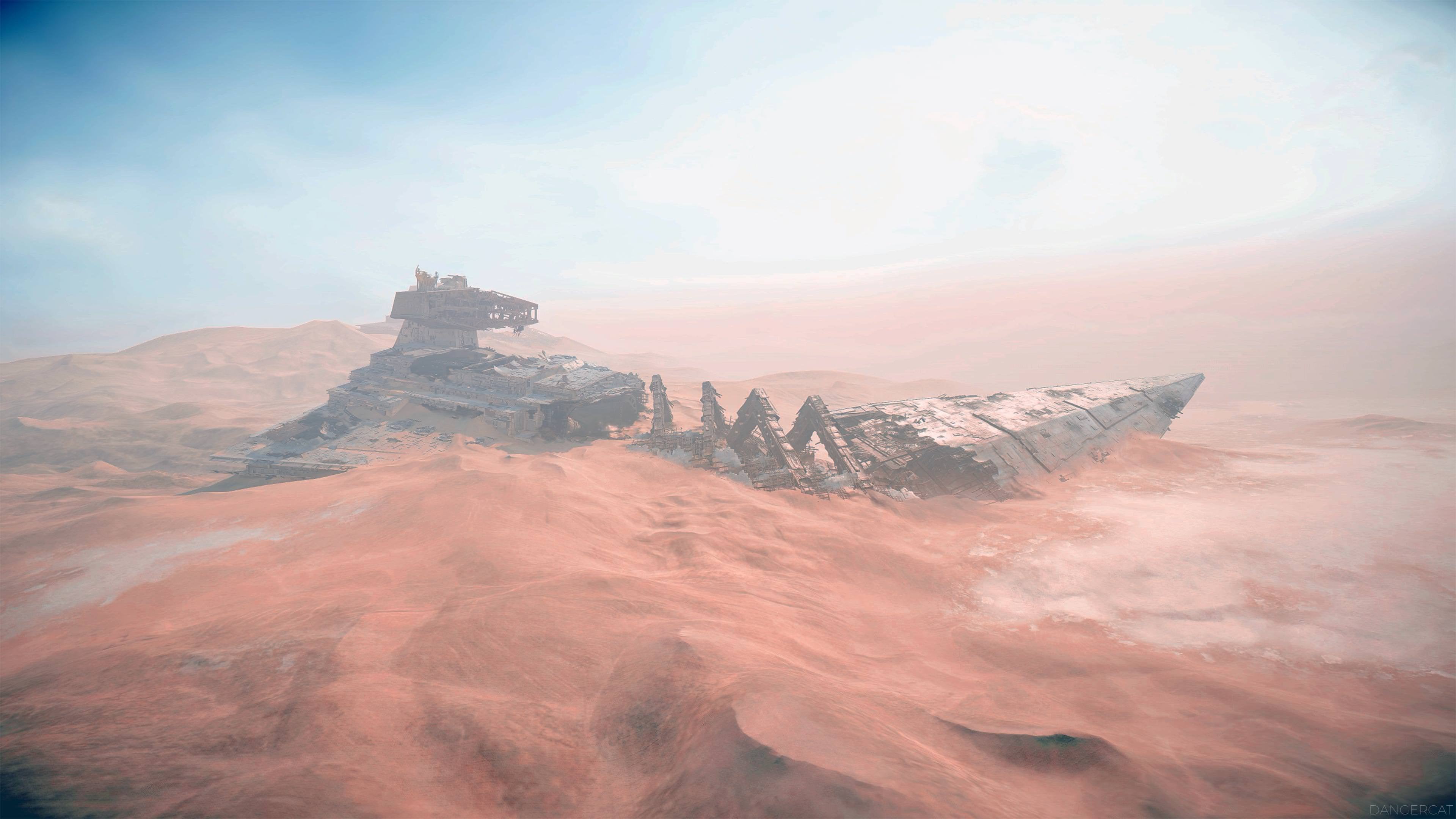 4K Jakku Wallpaper (variations in comments)