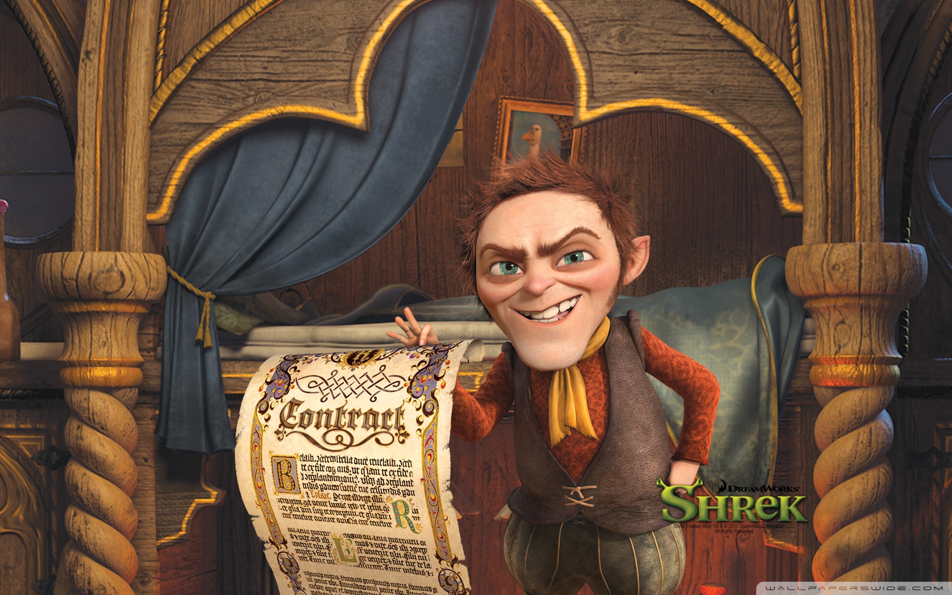 Rumpelstiltskin, Shrek The Final Chapter Ultra HD Desktop Background Wallpaper for 4K UHD TV, Widescreen & UltraWide Desktop & Laptop, Tablet