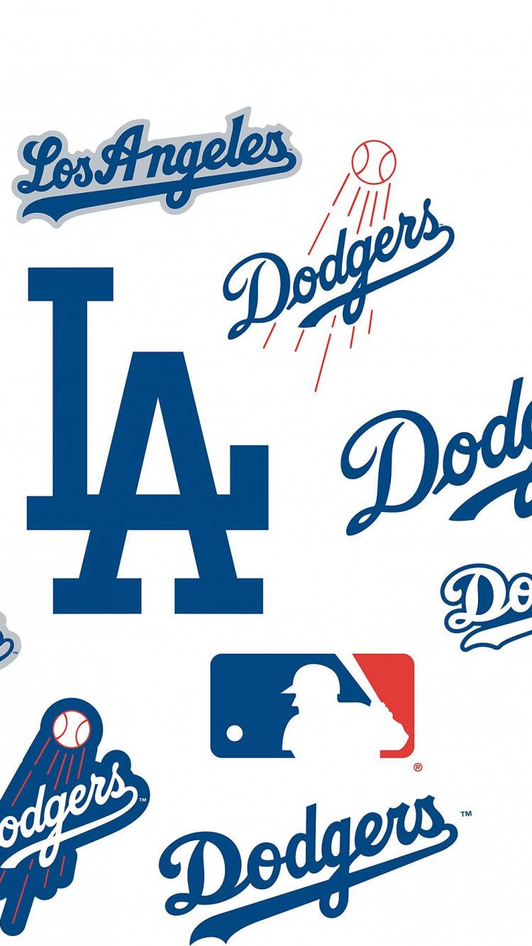 Download Los Angeles Dodgers Sparkling Logo Wallpaper