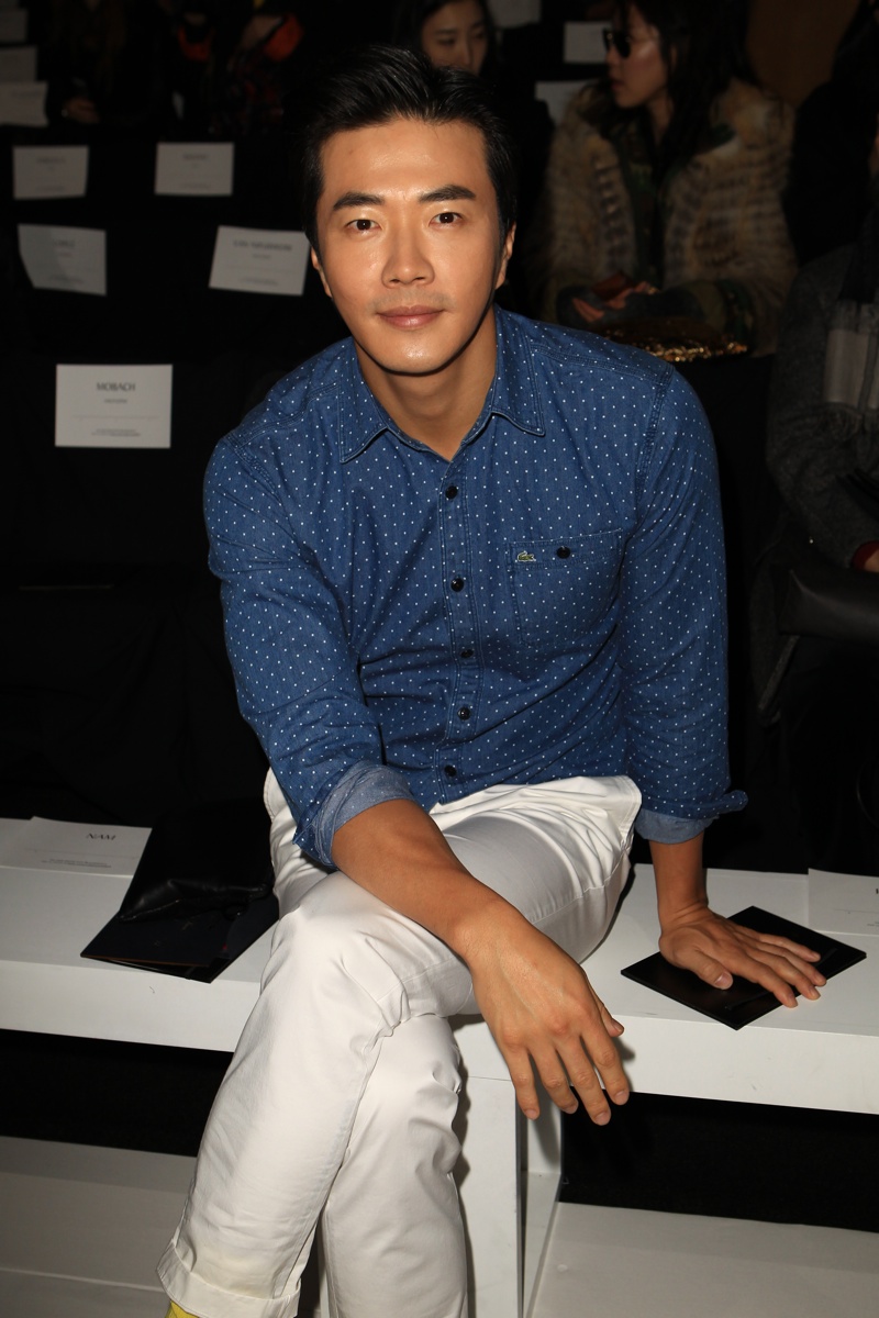 Style Watch. Colton Haynes, Jesse Metcalfe, Joe Jonas + Kwon Sang Woo At Lacoste F W Show