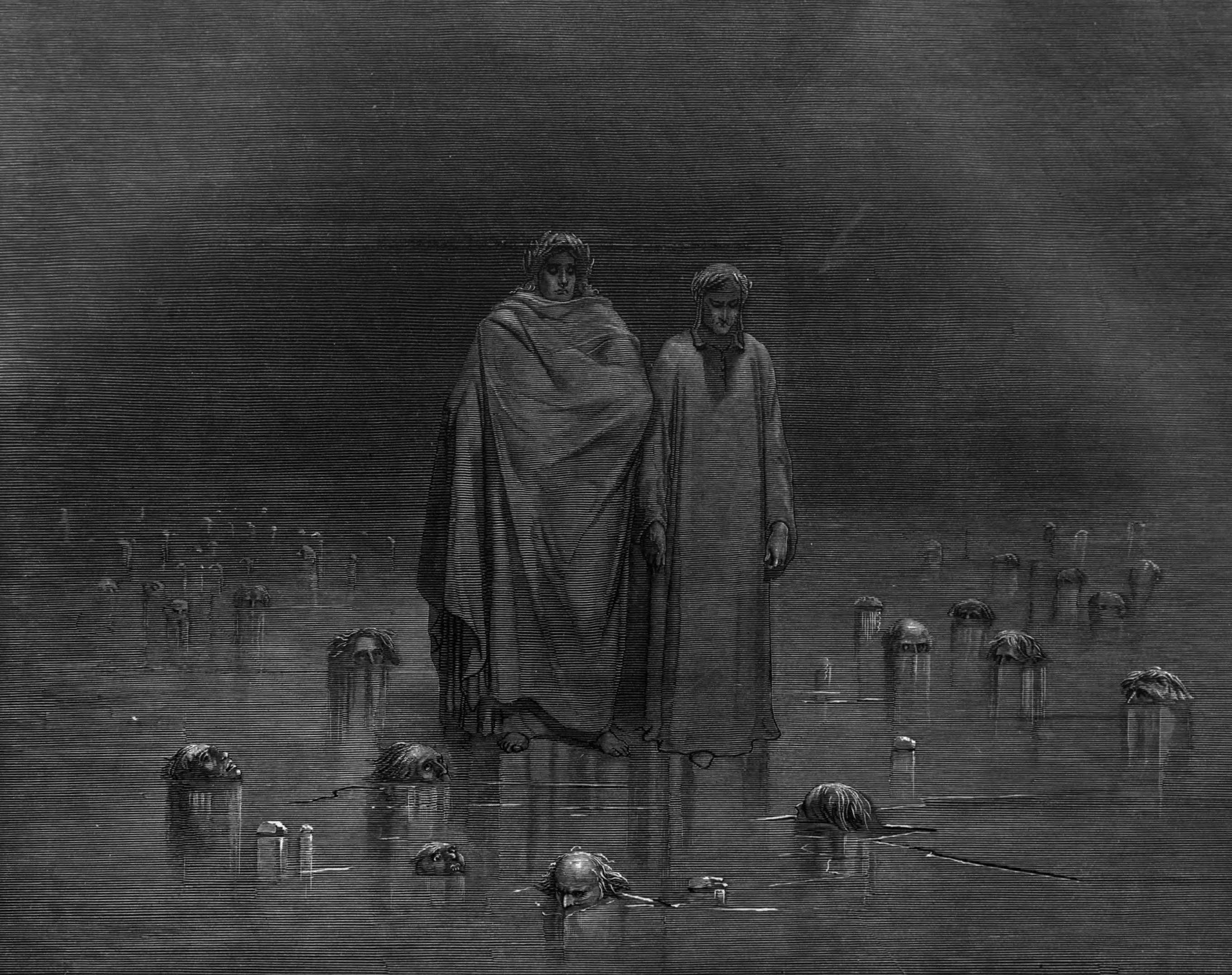 Gustave Doré, Dante Alighieri, The Divine Comedy, Dante&039;s Inferno, Classic art HD Wallpaper / Desktop and Mobile Image & Photo