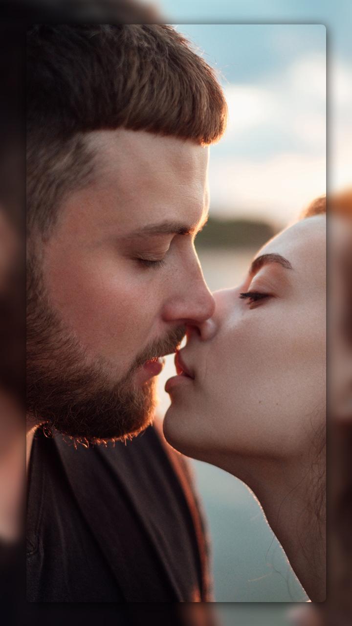 Kissing Wallpaper- Hot Couple Kissing Photo for Android