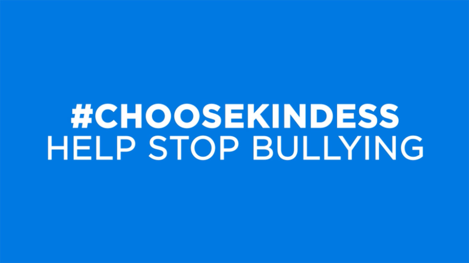 Choose kindness to help stop bullying Los Angeles
