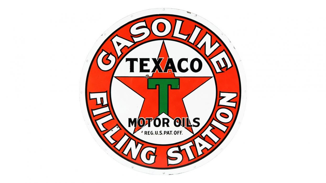 Classic garage GASOLINE MOTOR OIL SIGN road art service wallpaperx936