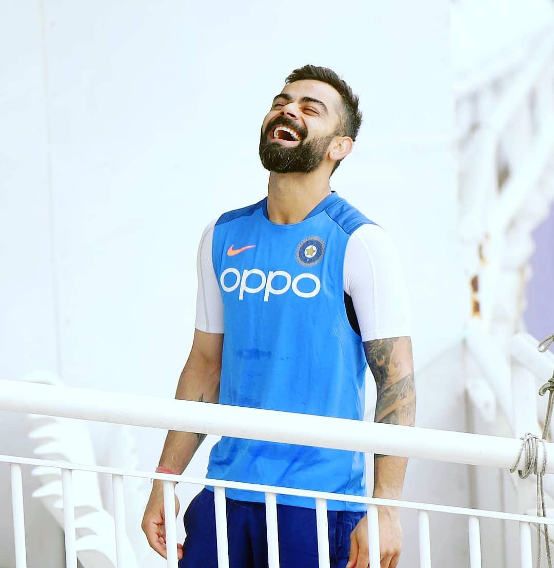 Virat Kohli good laugh is the best medicine