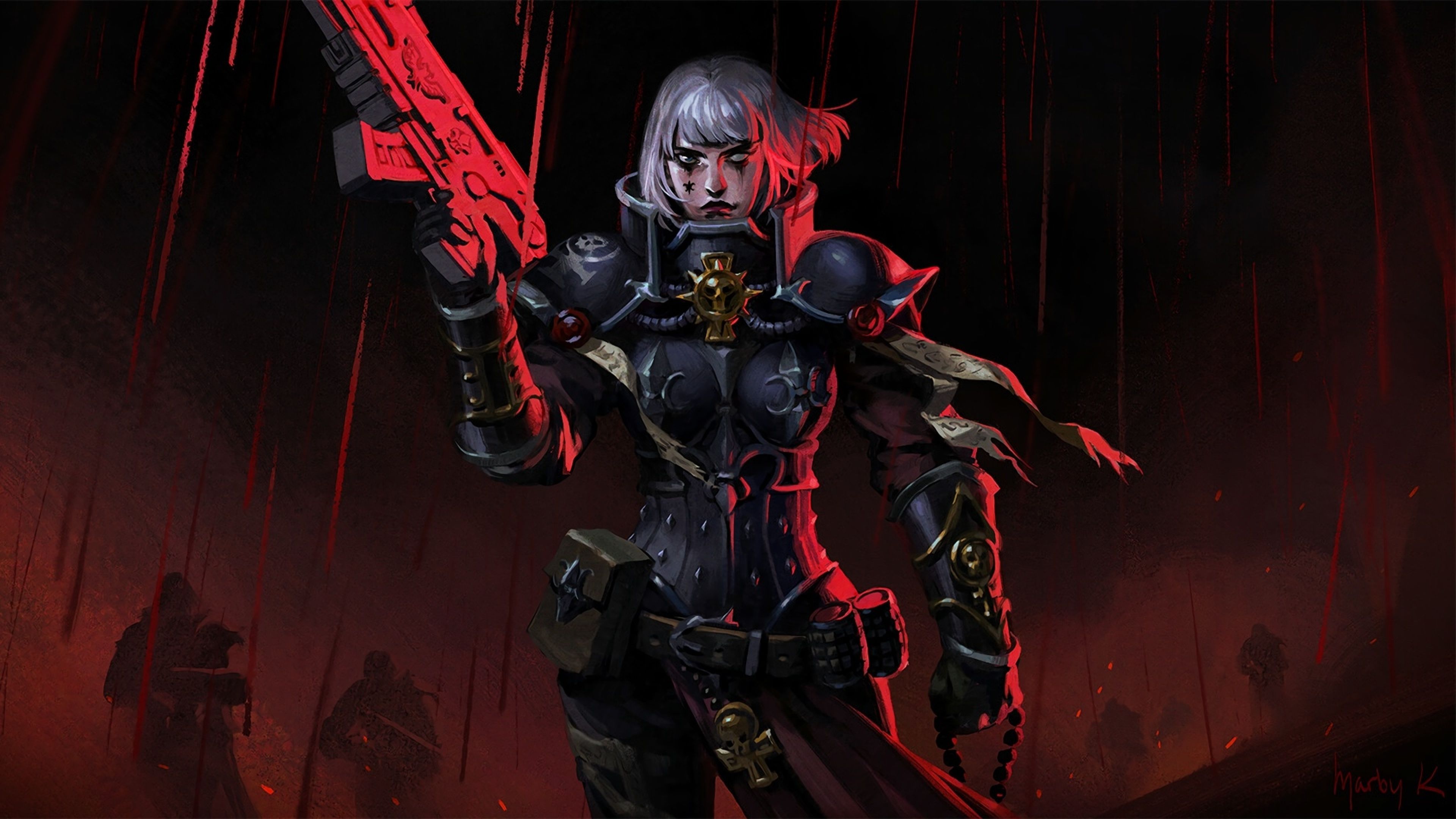 Warhammer 40000 Adepta Sororitas, Battle Sisters : r/iWallpaper