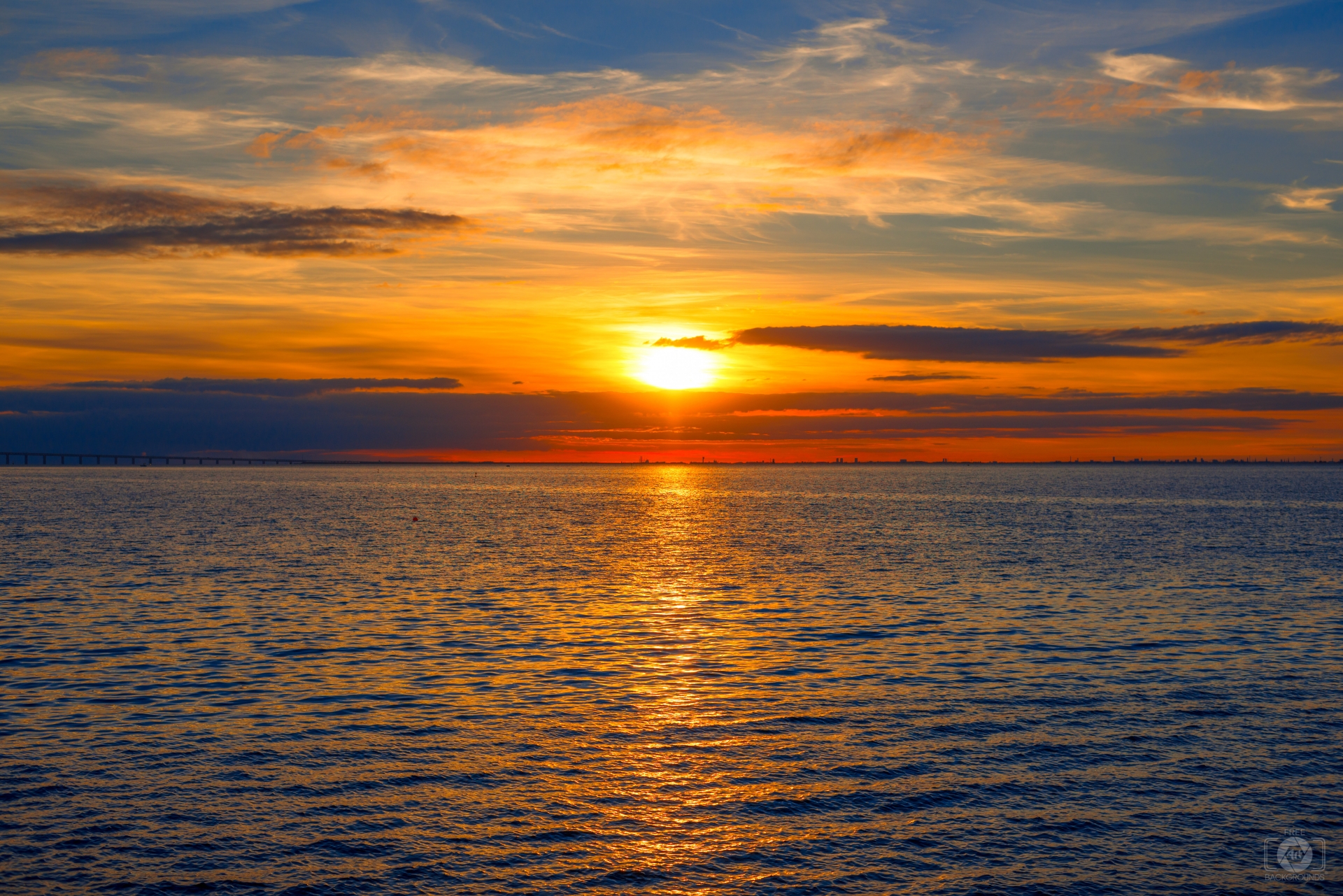 Beautiful Sunset Background Quality Free Background