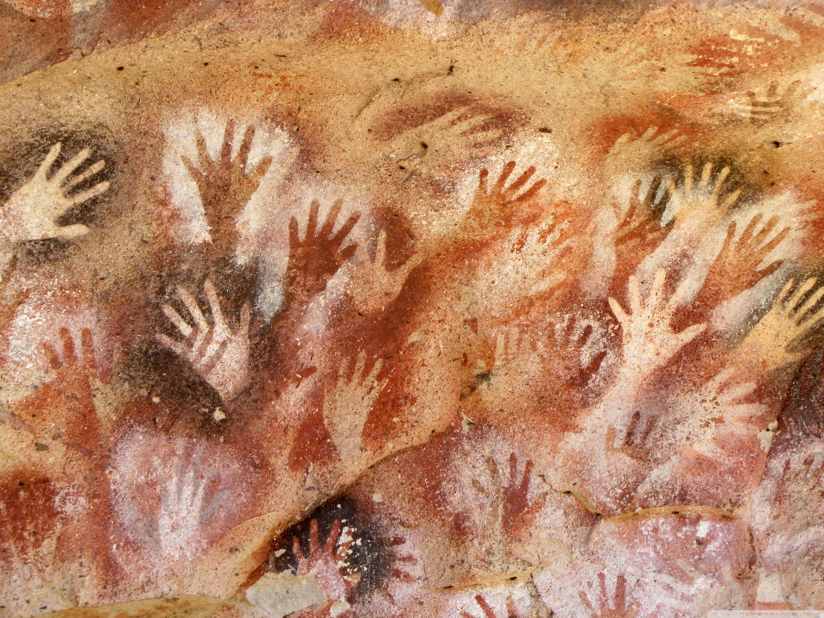 Cave Of Hands Ultra HD Desktop Background Wallpaper for 4K UHD TV, Widescreen & UltraWide Desktop & Laptop, Tablet