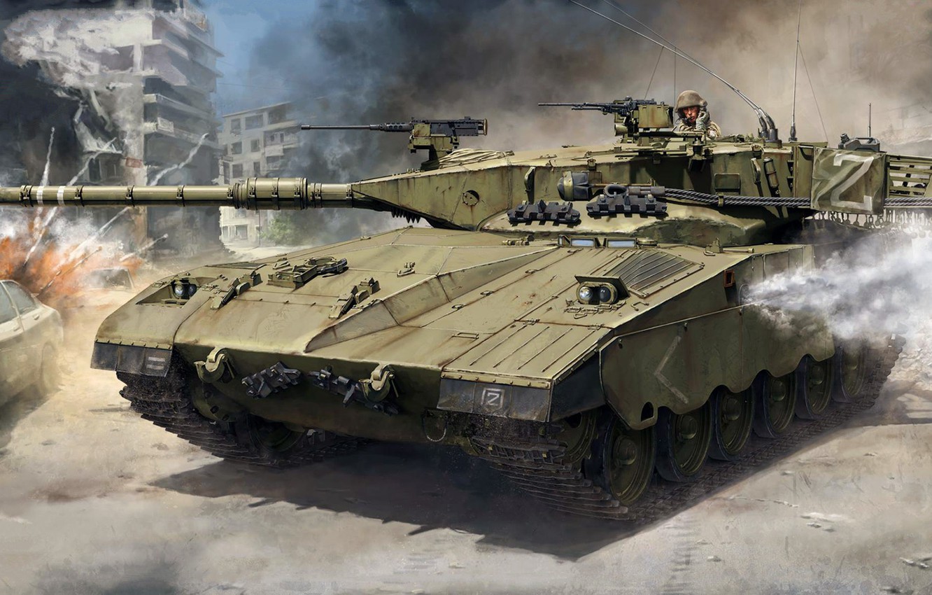 Wallpaper chariot, main battle tank, Israel, Merkava Mk. Merkava Mk.1 image for desktop, section оружие