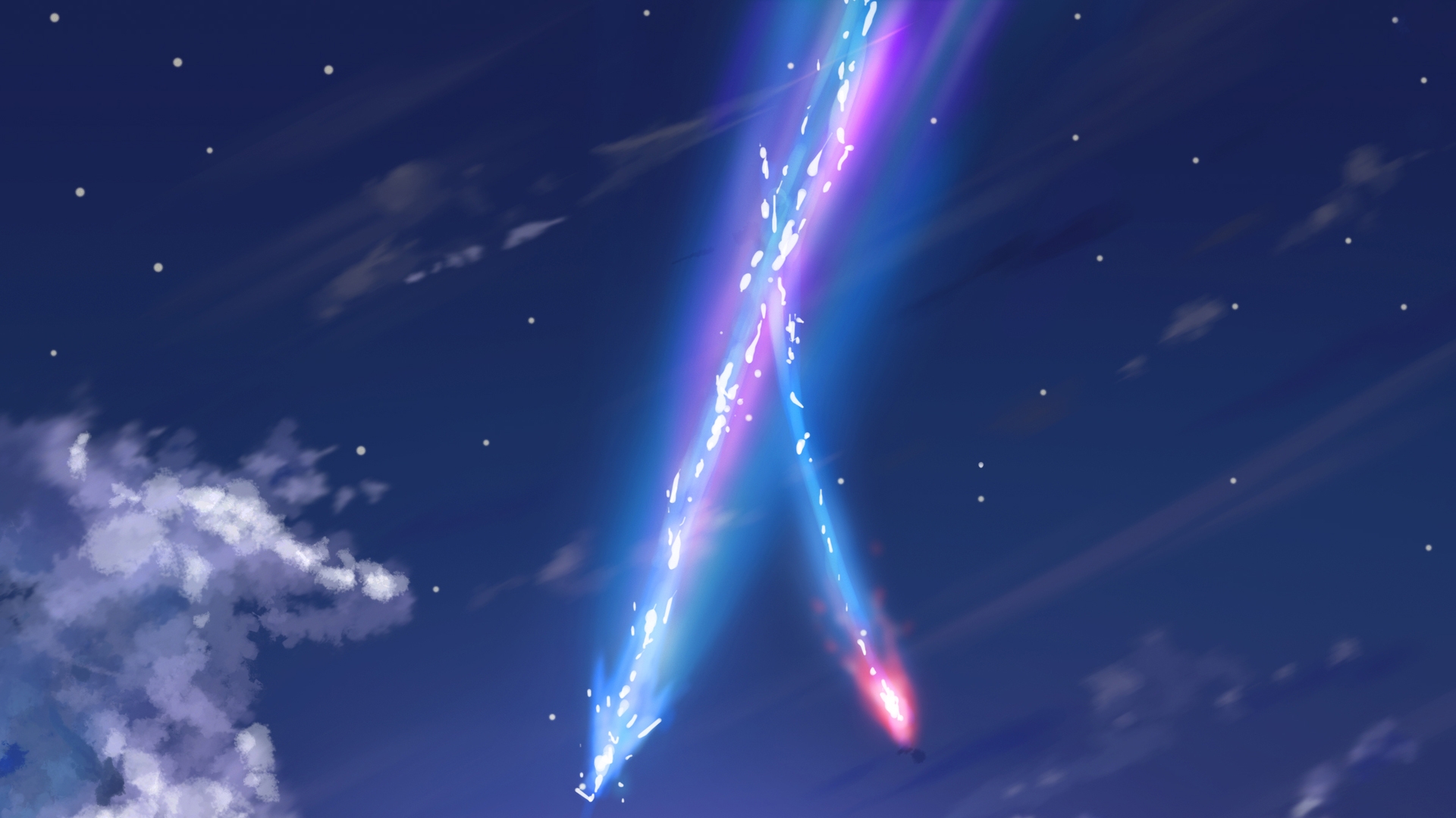 Download 1920x1080 Kimi No Na Wa, Sky, Clouds, Your Name Wallpaper for Widescreen