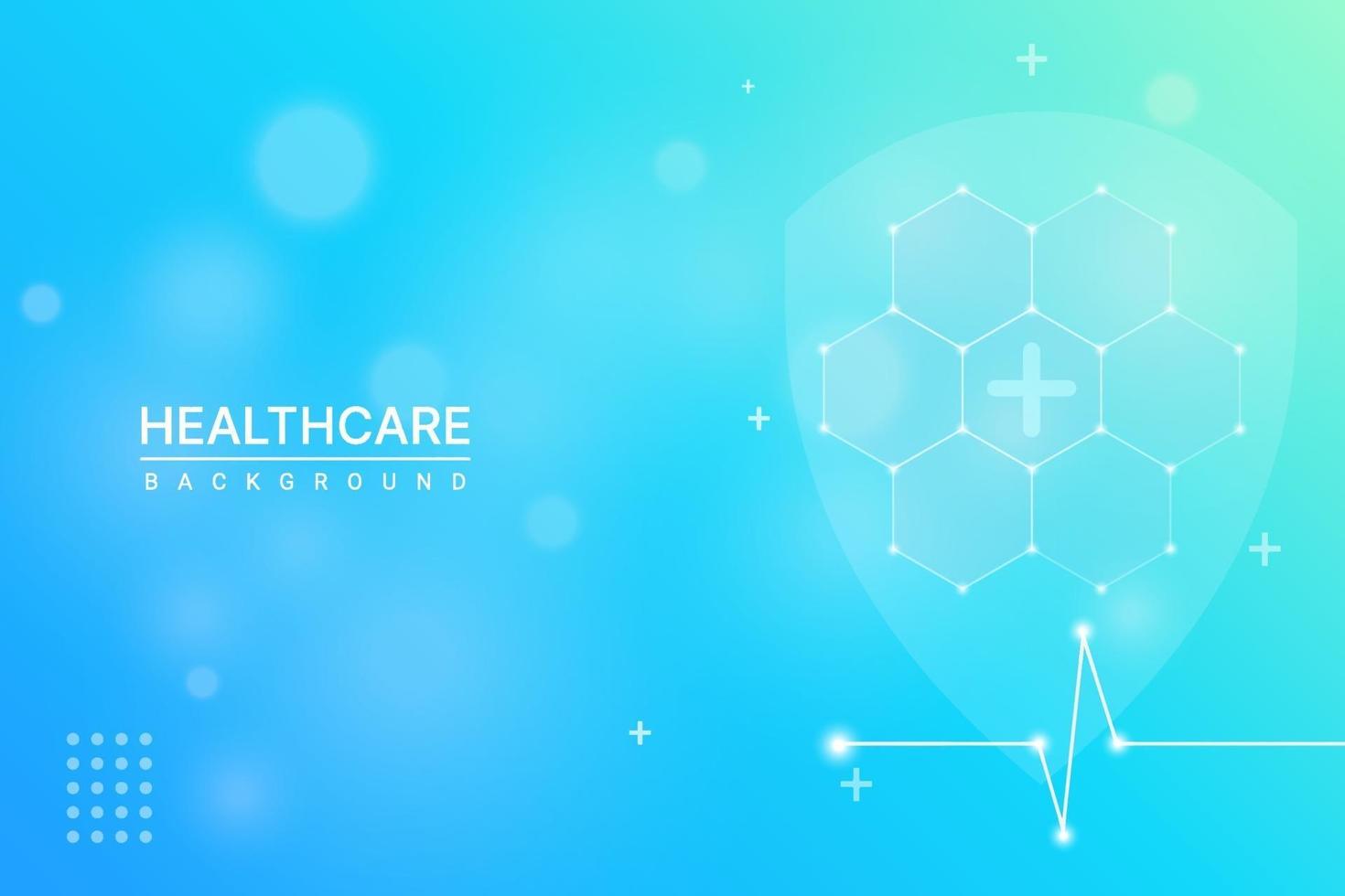 Healthcare, medical, technology and science wallpaper. vector illustration