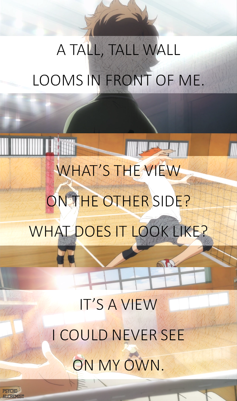 haikyuu quote background for laptop, Anime quotes inspirational, Anime quotes
