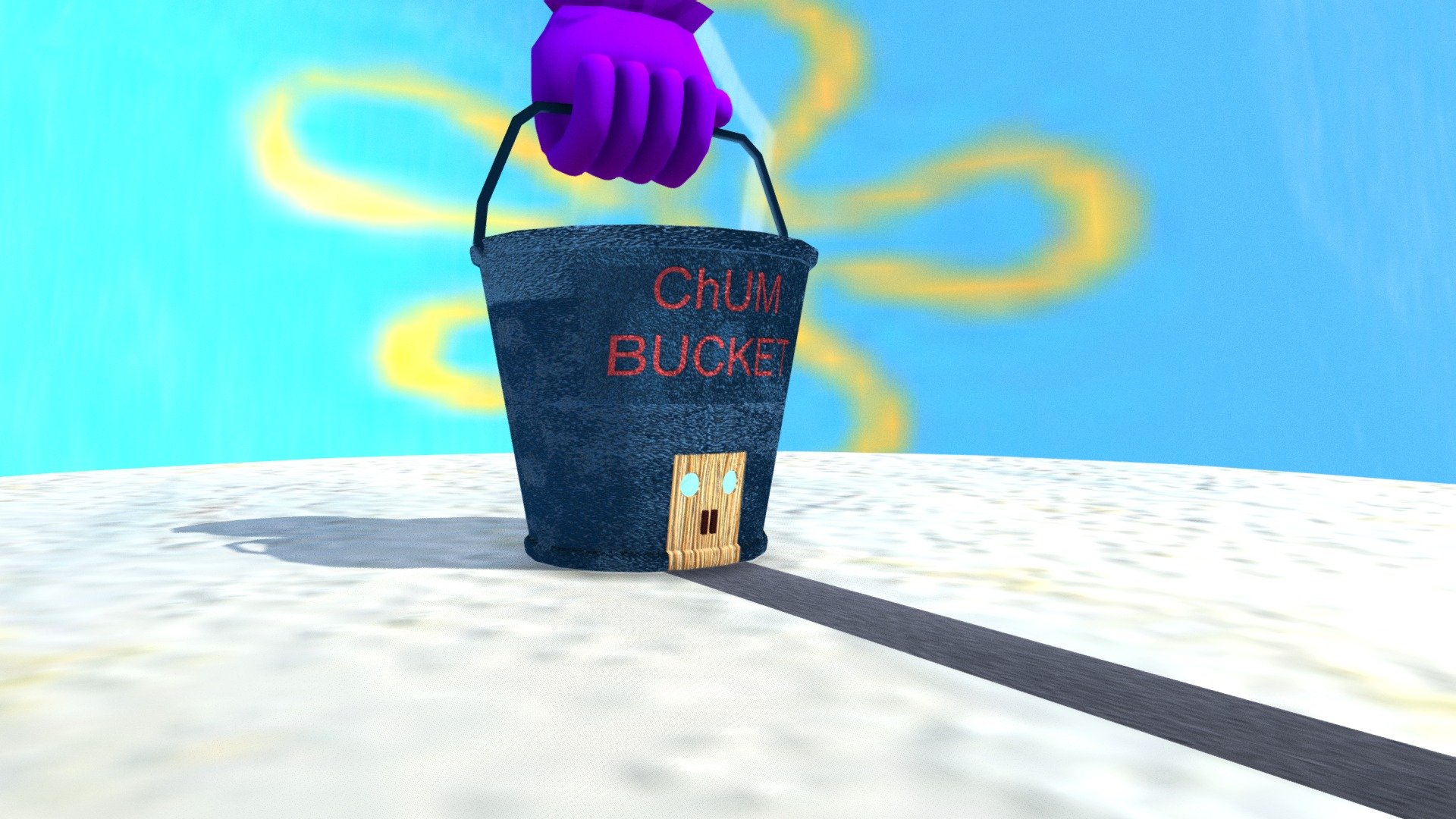 SpongeBob: Chum Bucket Free 3D model by Anthony Yanez [89a0d8f]