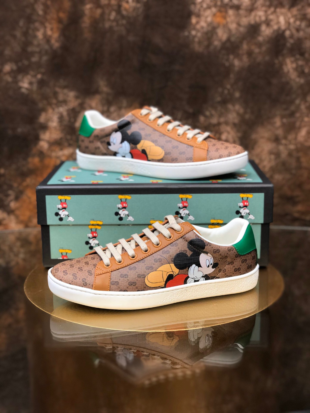 Men's GG Disney x Gucci Ace sneaker 602548 HWM10 8961. Gucci ace sneakers, Sneakers, Mickey mouse shoes