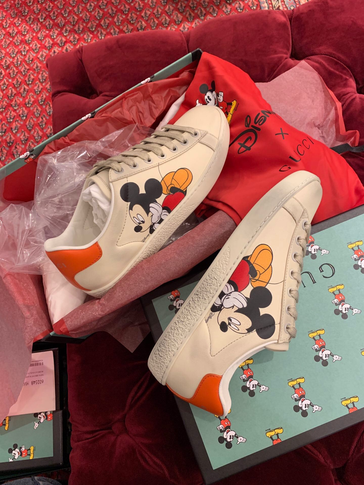 GUCCI ACE SNEAKERS Mickey Mouse. Mickey shoes, Mickey mouse shoes, Gucci ace sneakers