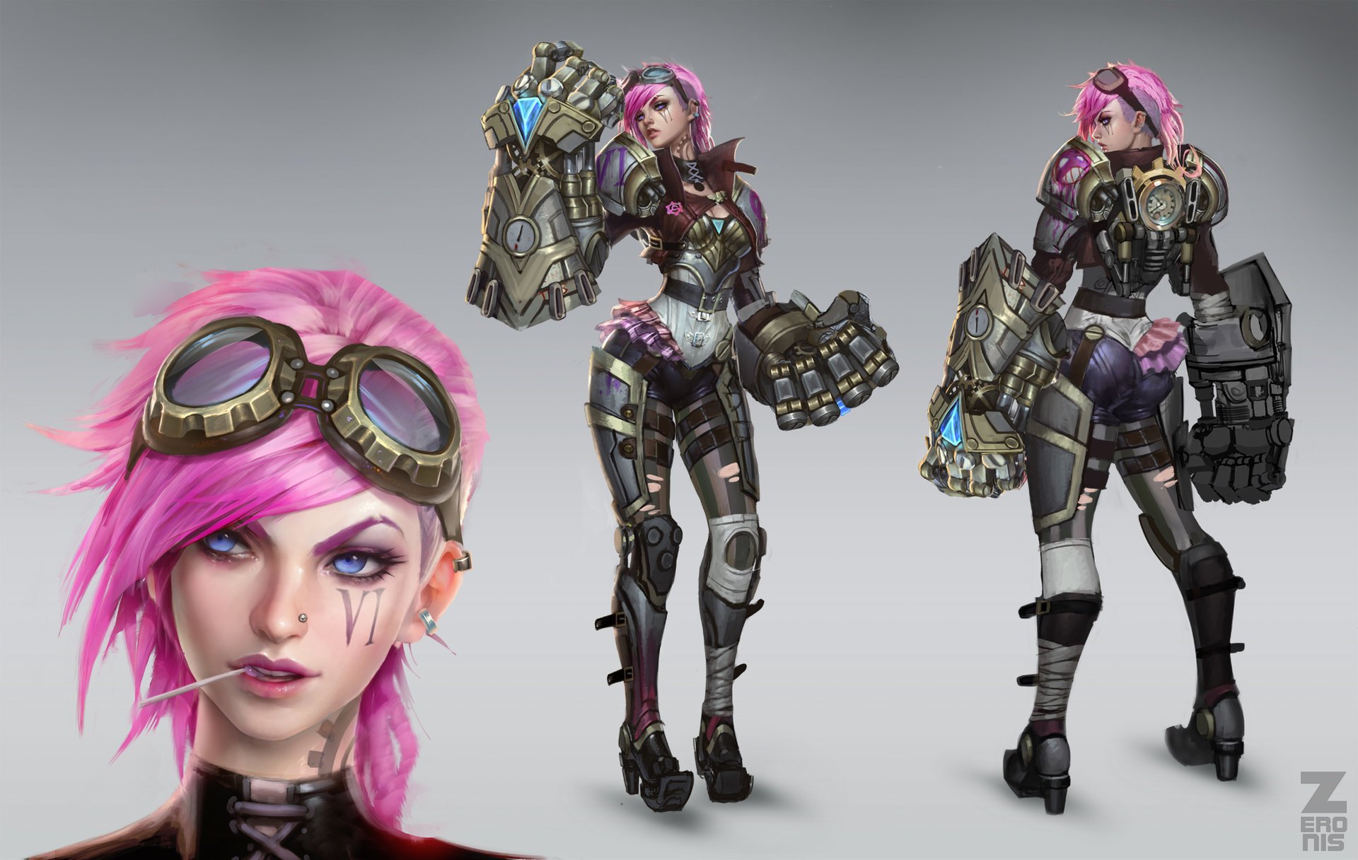 VI (League Of Legends) HD Wallpaper
