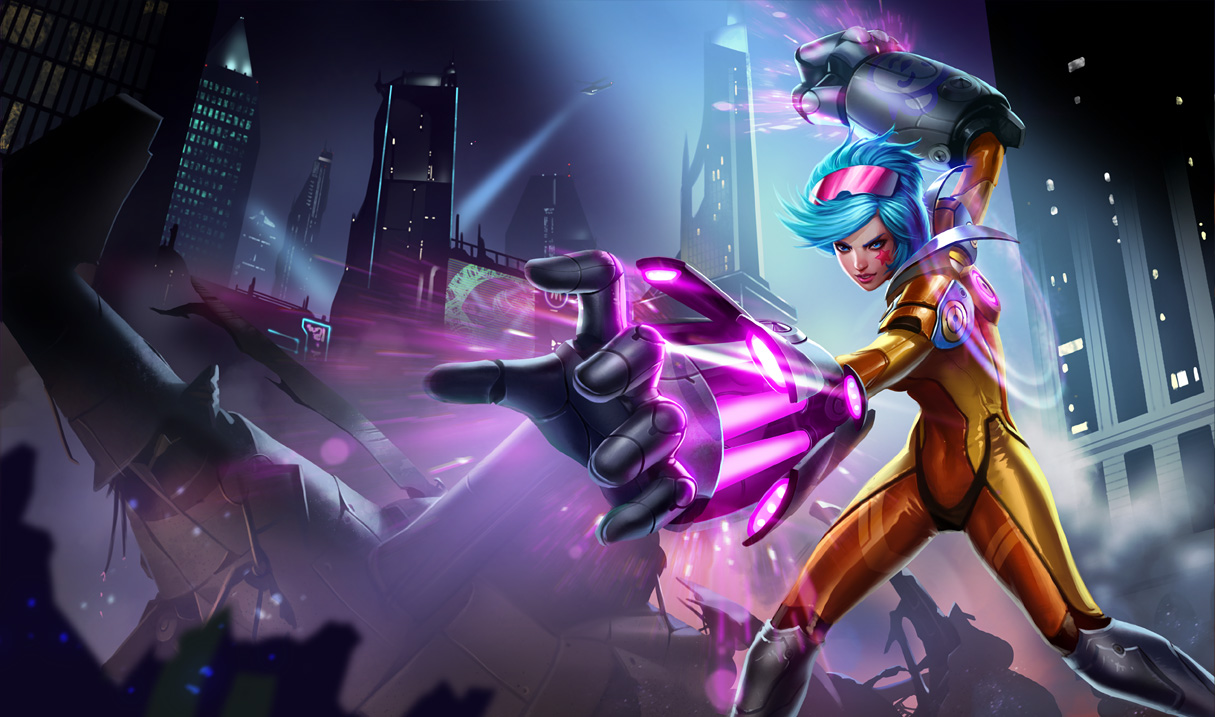 Neon Strike Vi Skin of Legends Wallpaper